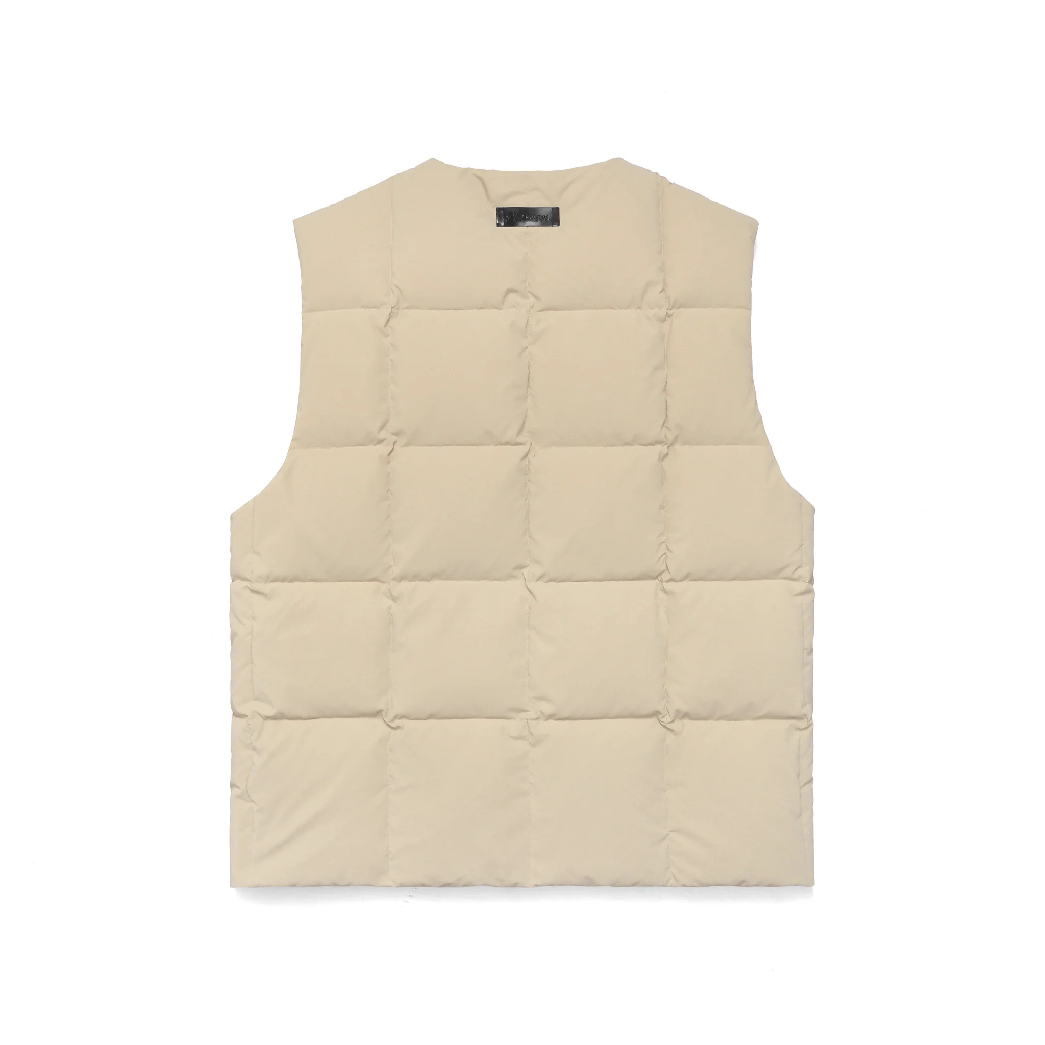 100 Thieves x Malbon Flintlock Puffer Vest - Sand - Image 5