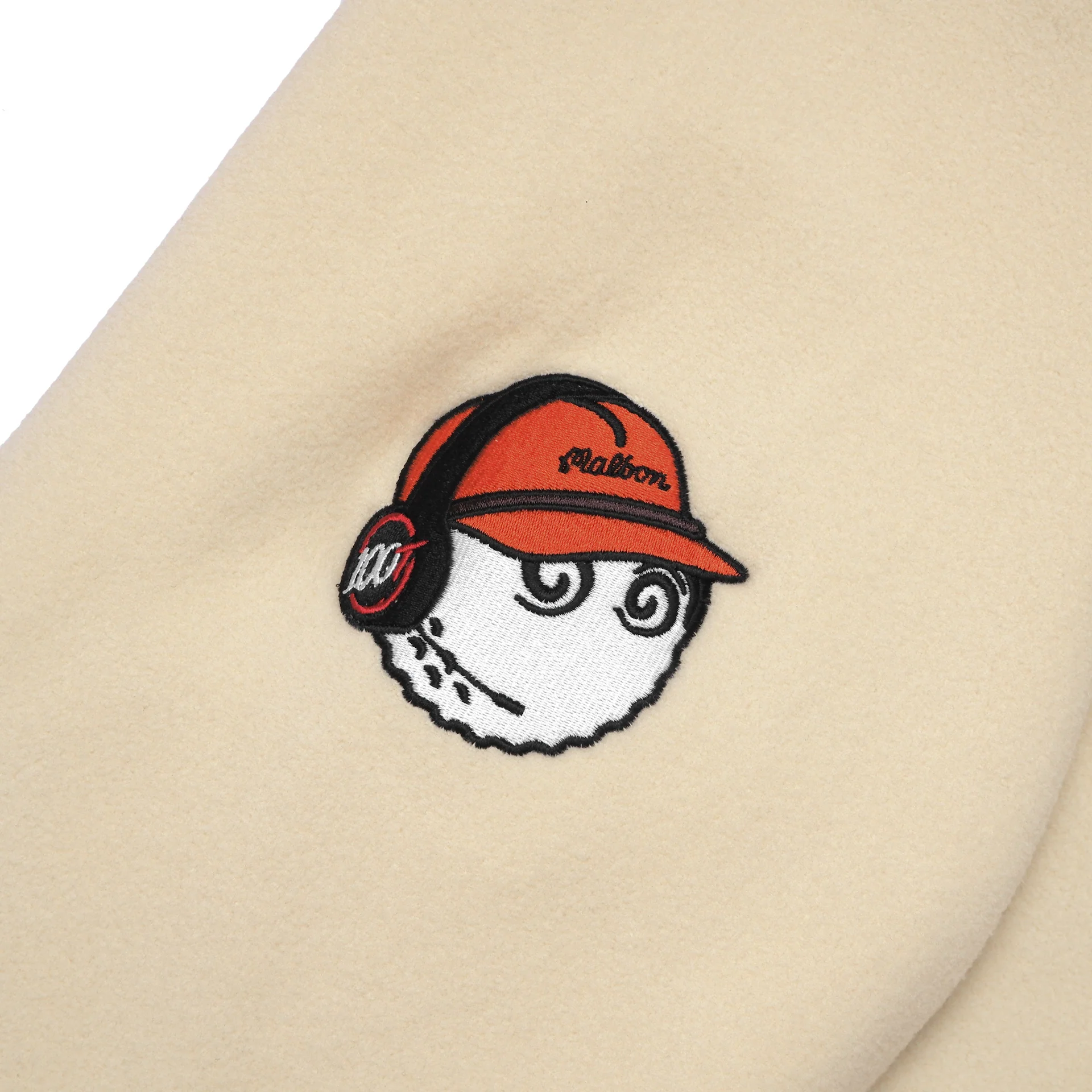 100 Thieves x Malbon Fowler Polar Fleece Jacket - Sand - Image 4