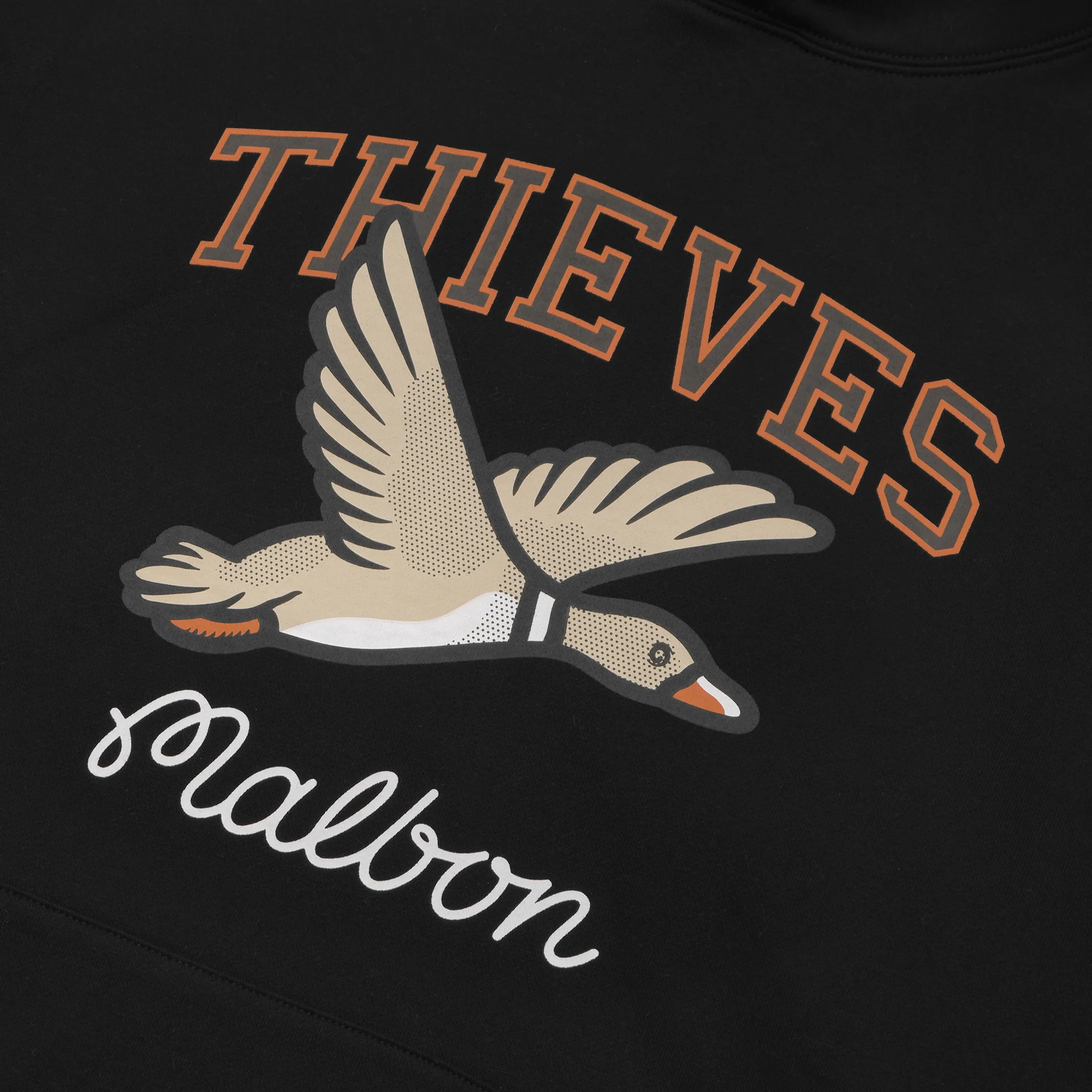 100 Thieves x Malbon Mallard Hoodie - Black - Image 3