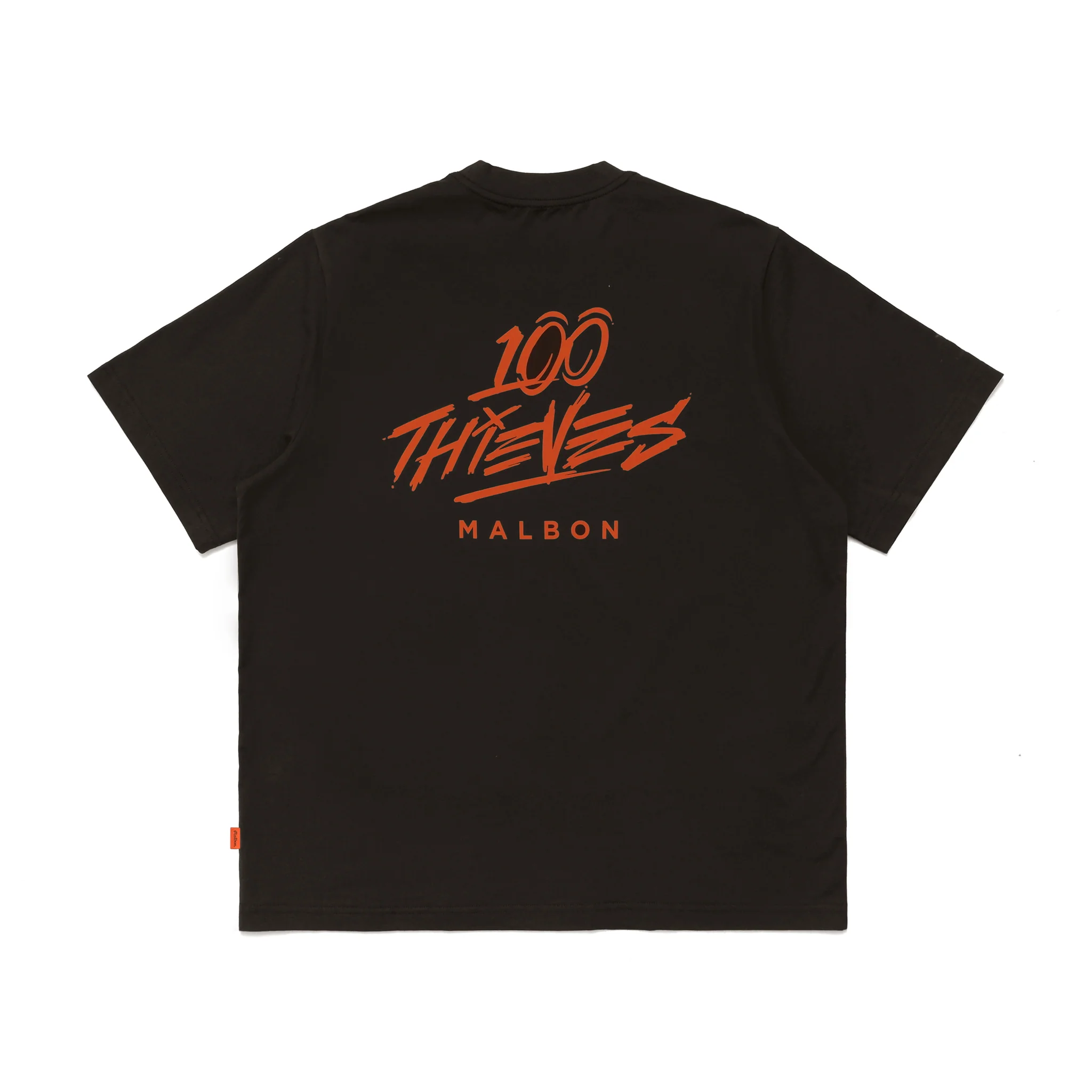 100 Thieves x Malbon Thieving Buckets Tee - Brown - Image 4
