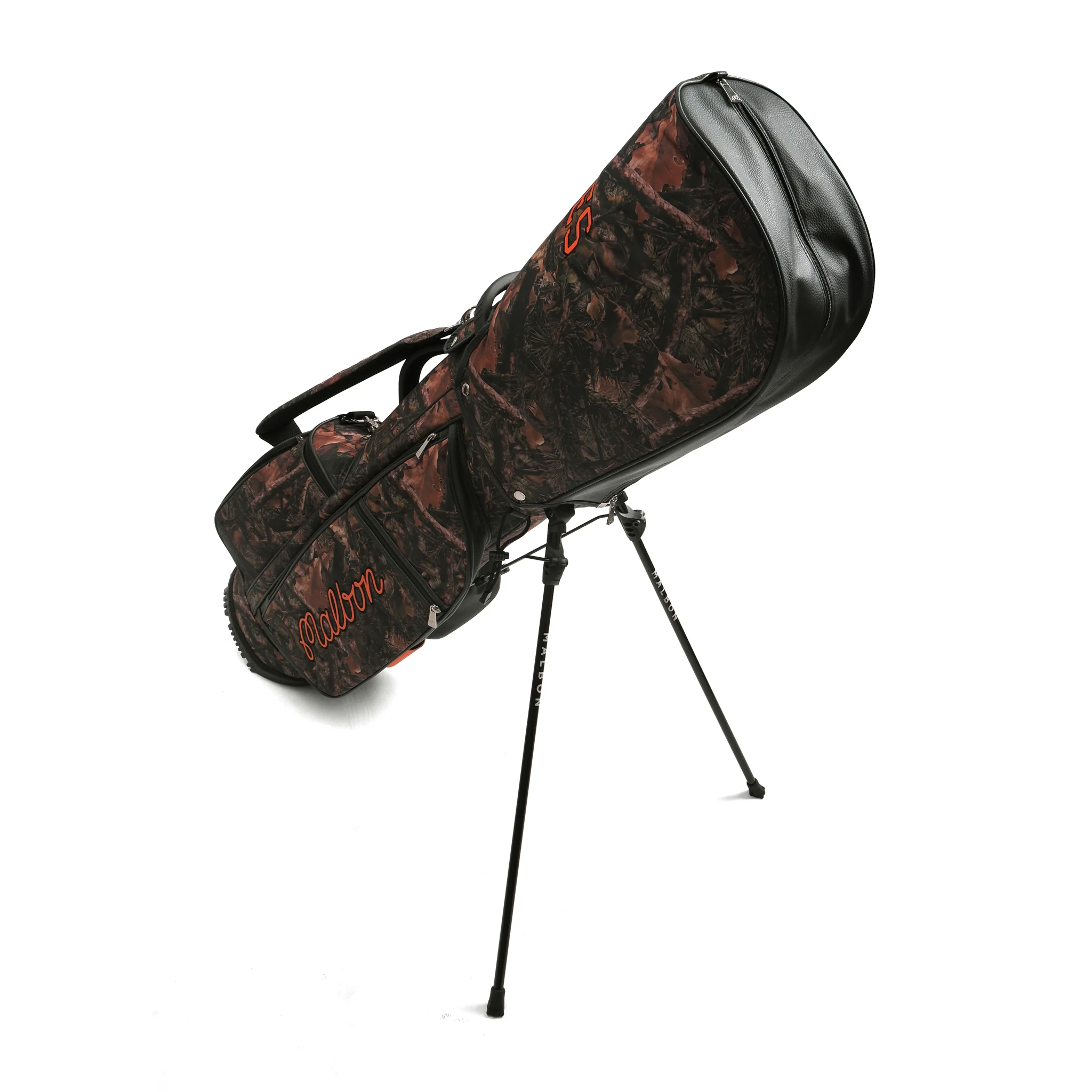100 Thieves x Malbon Woodsman Golf Bag - Tree Camo - Image 6