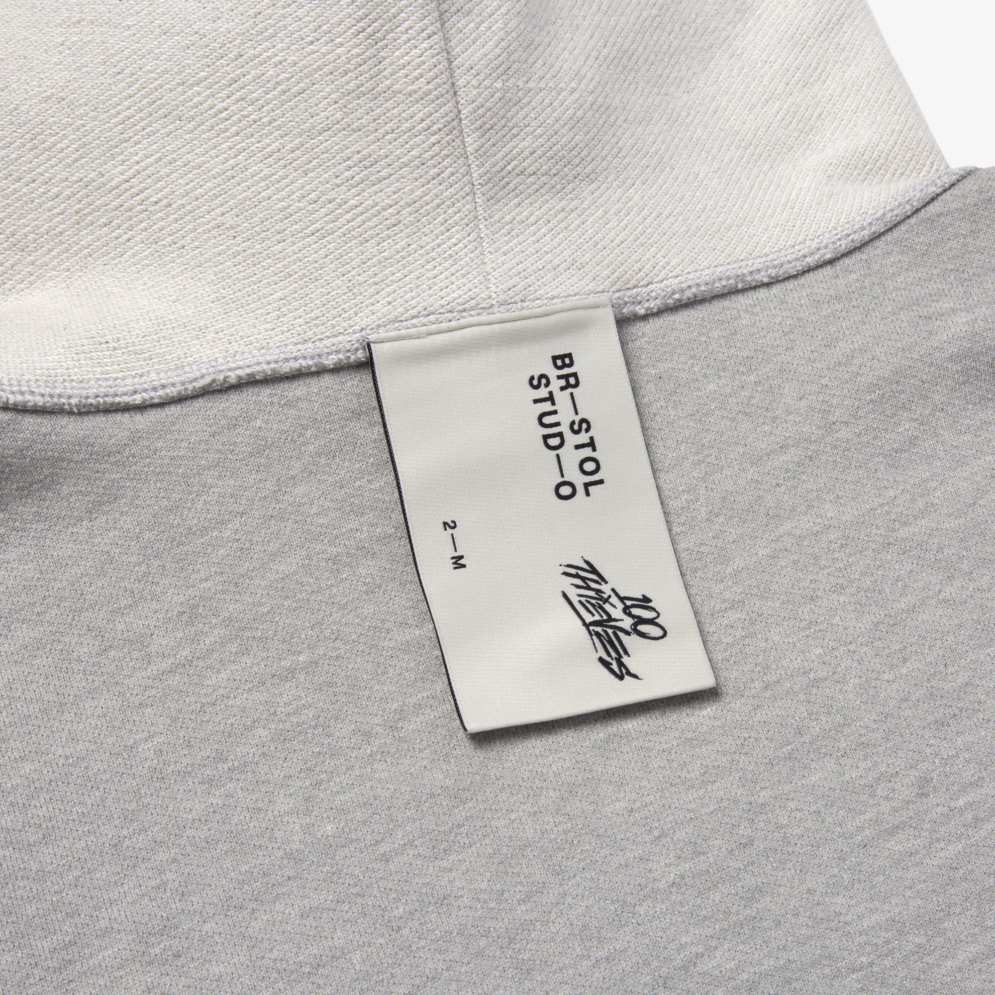 100T X Bristol Studio Reversible Hoodie - Oatmeal Heather - Image 5
