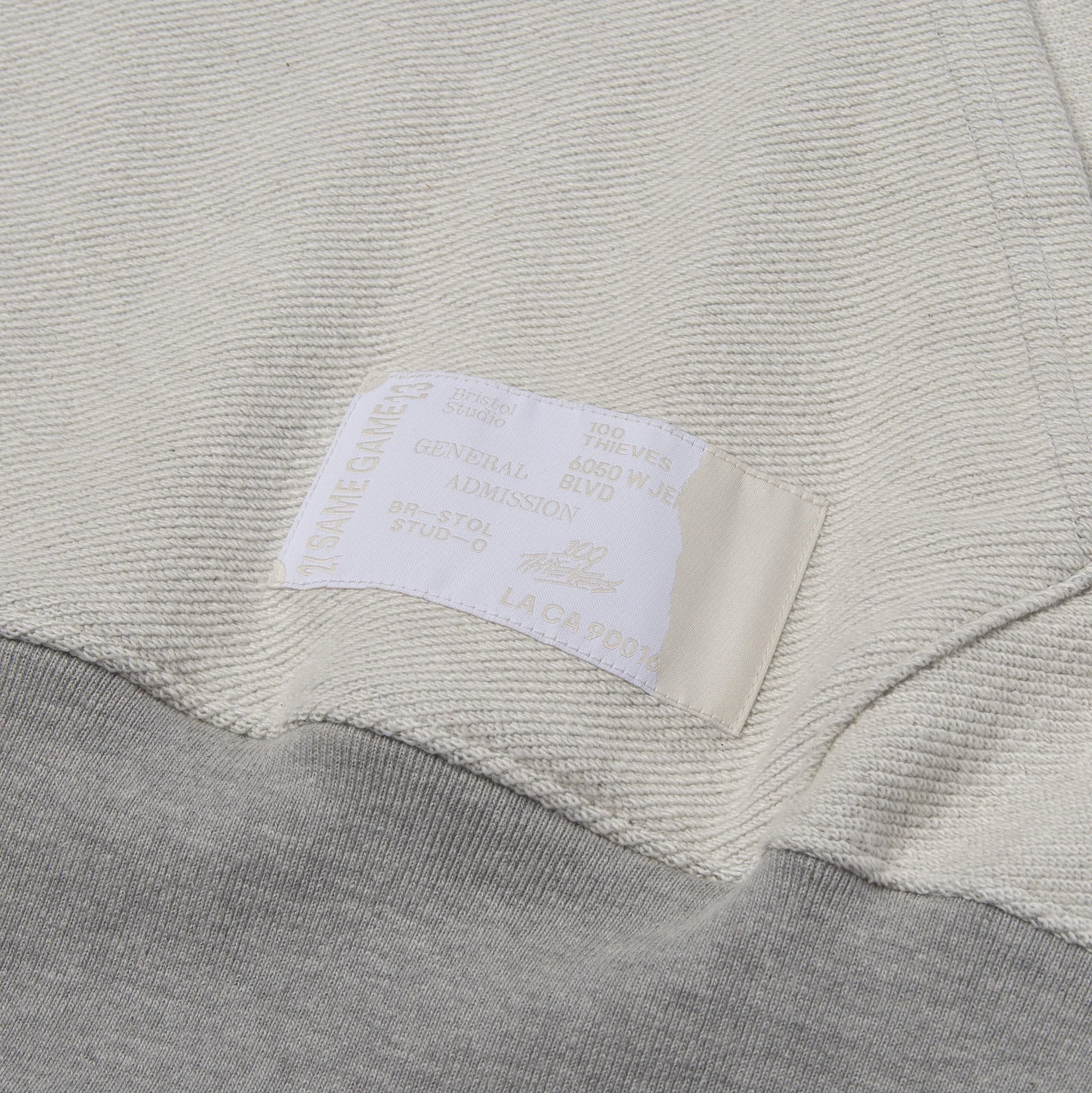 100T X Bristol Studio Reversible Hoodie - Oatmeal Heather - Image 9