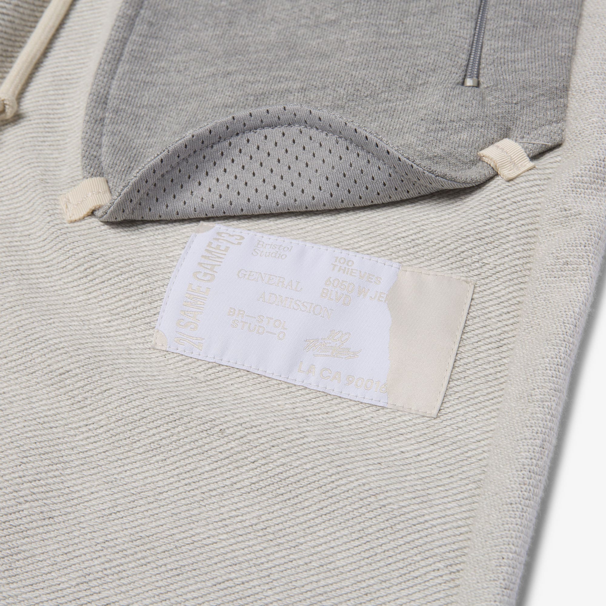 100T X Bristol Studio Reversible Sweats - Oatmeal Heather - Image 6