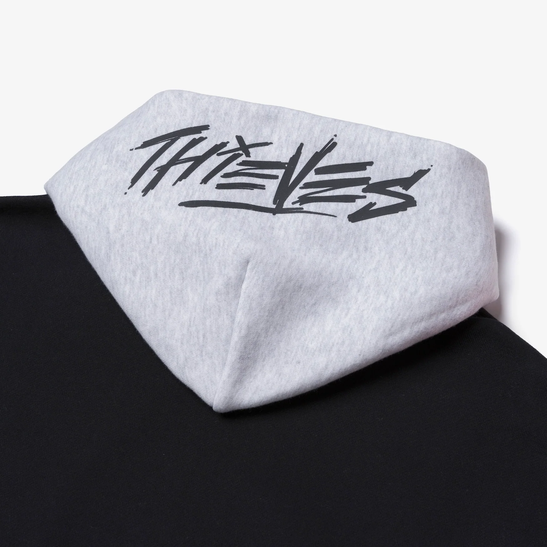 2-Tone Hoodie - Black/Grey - Image 5