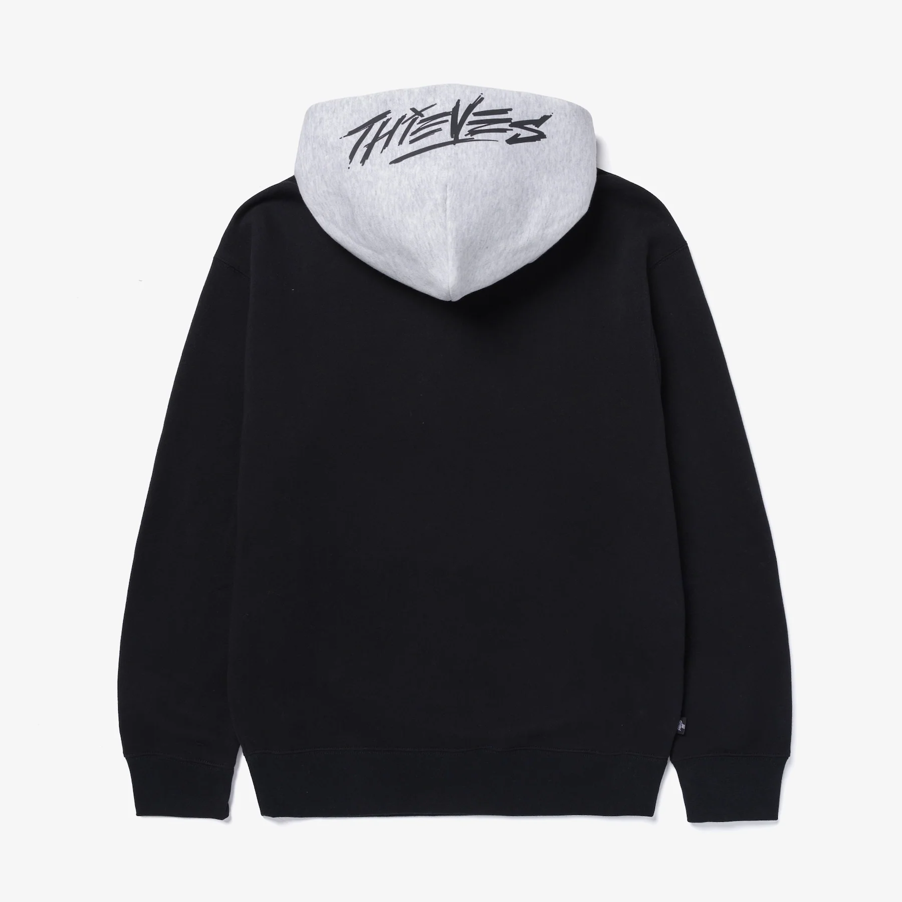 2-Tone Hoodie - Black/Grey - Image 6