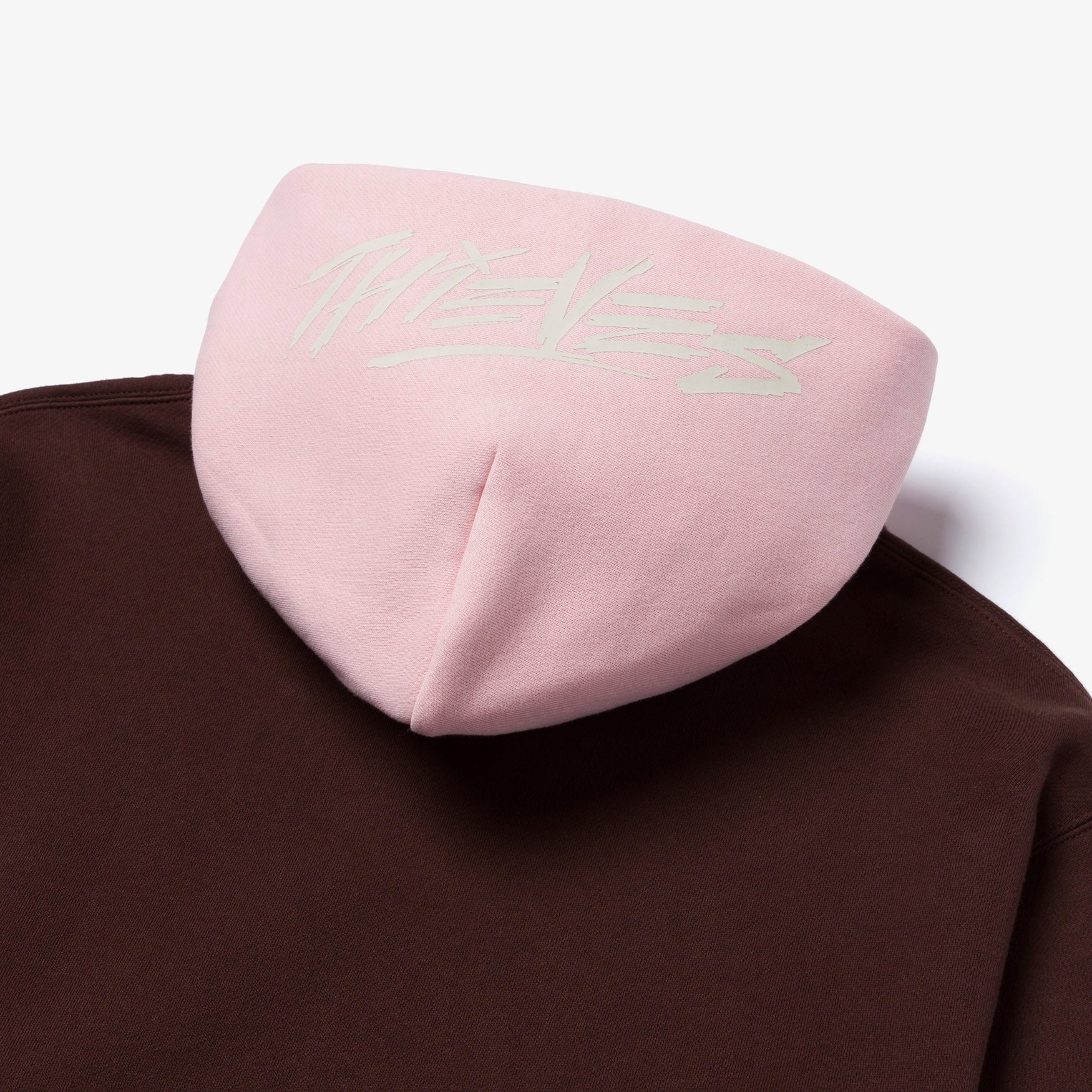 2-Tone Hoodie - Brown/Pink - Image 5