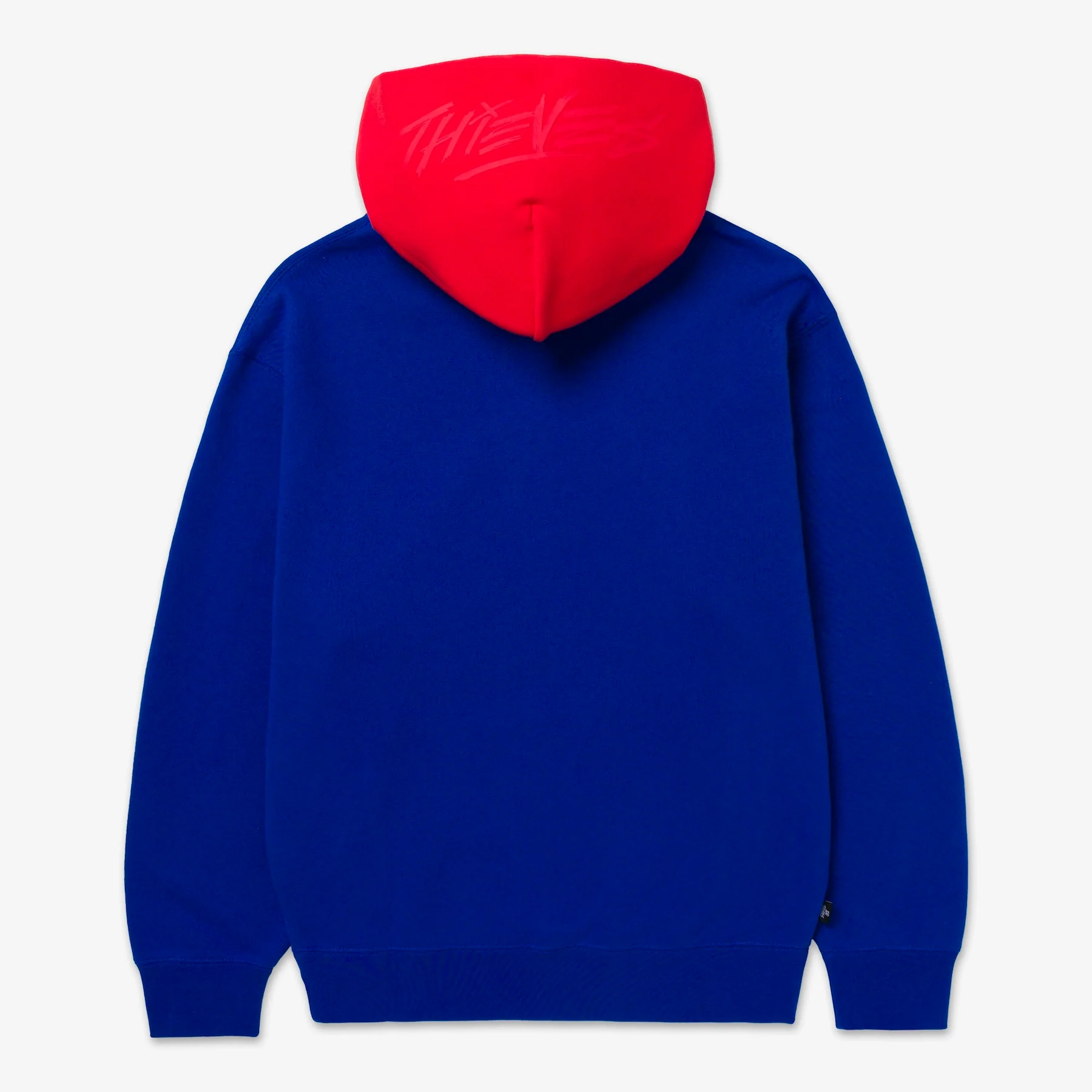 2-Tone Hoodie - Royal/Red - Image 5