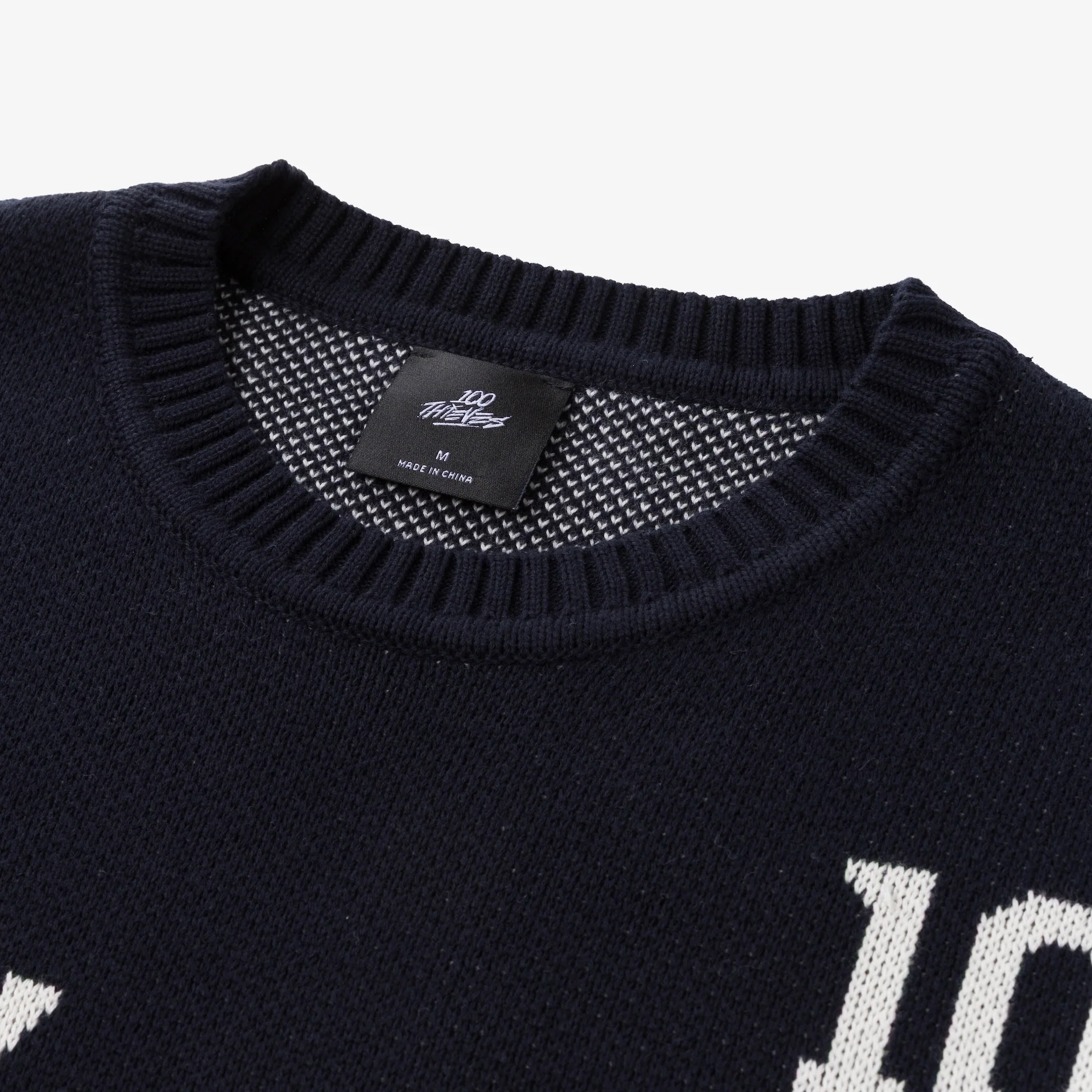 Freshman Full Knit Sweater - Black - Image 3