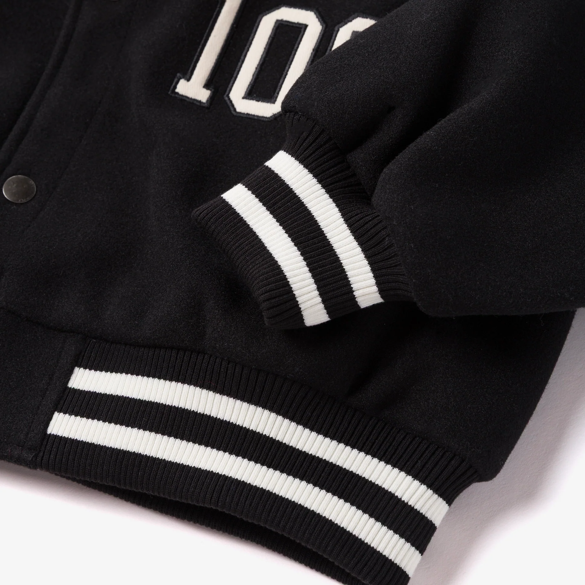 Senior Varsity Jacket - Black - Image 5