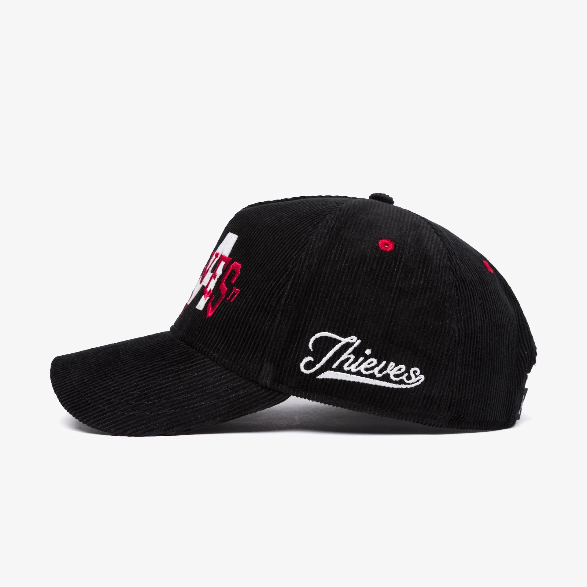 Cord Drop Out Hat - Black - Image 3