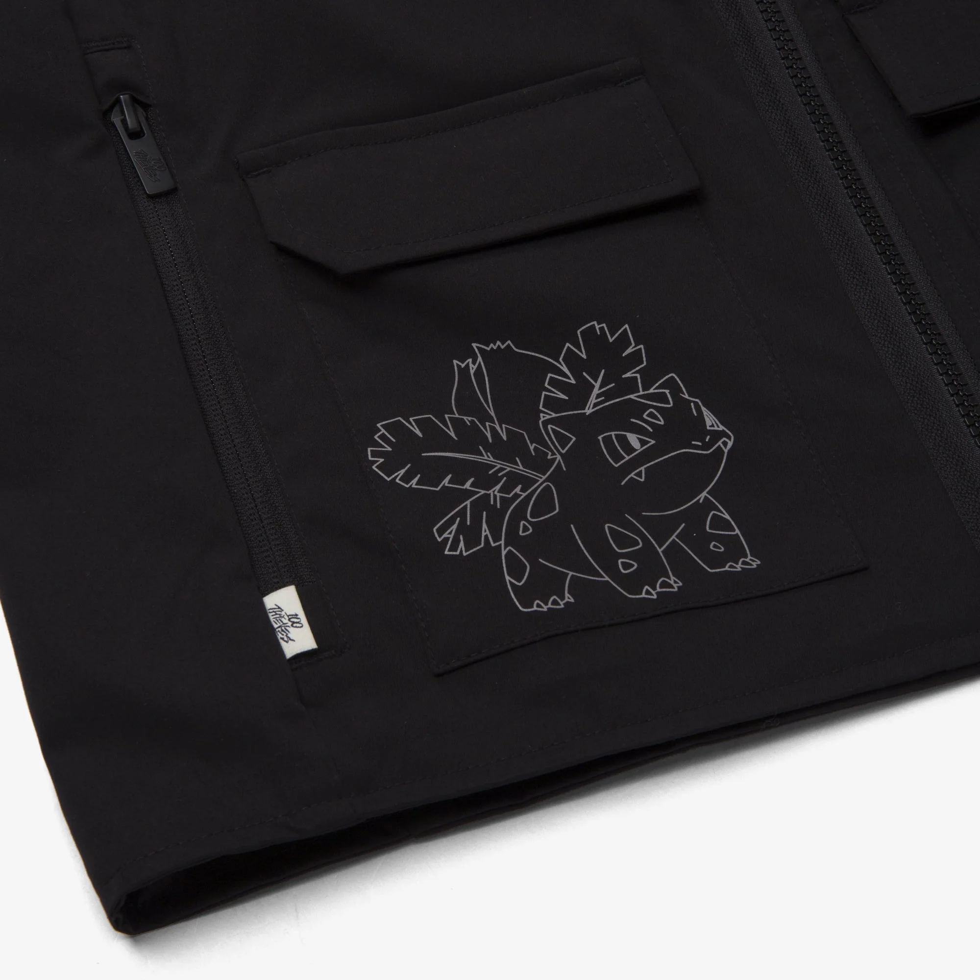 Bulbasaur & Ivysaur Vest - Black - Image 5