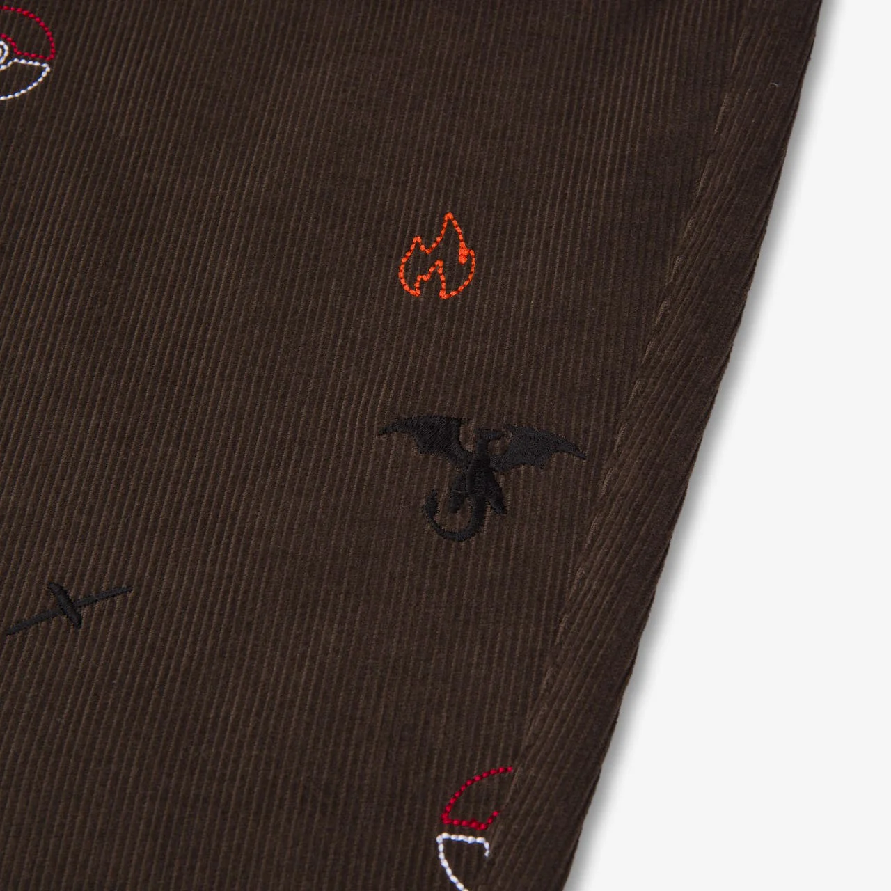 Charizard Corduroy Pants - Brown - Image 4