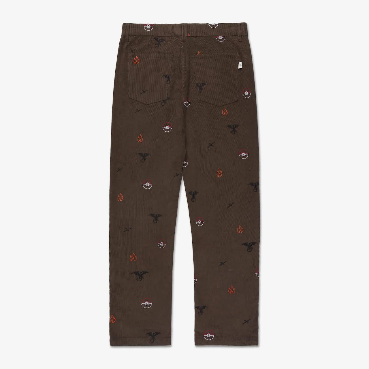 Charizard Corduroy Pants - Brown - Image 7