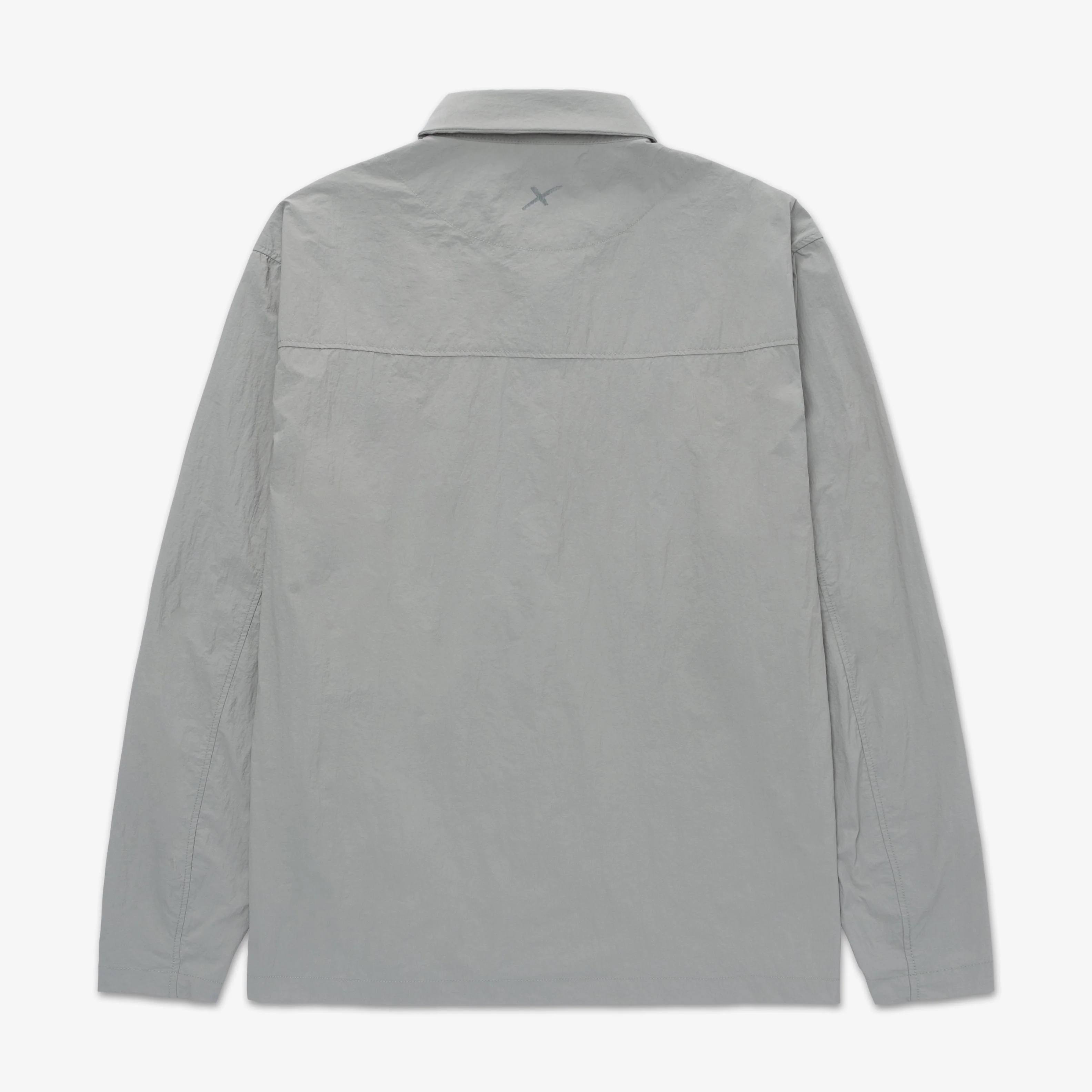 Foundations SS'24 Nylon Shirt - Stonewash Green - Image 7