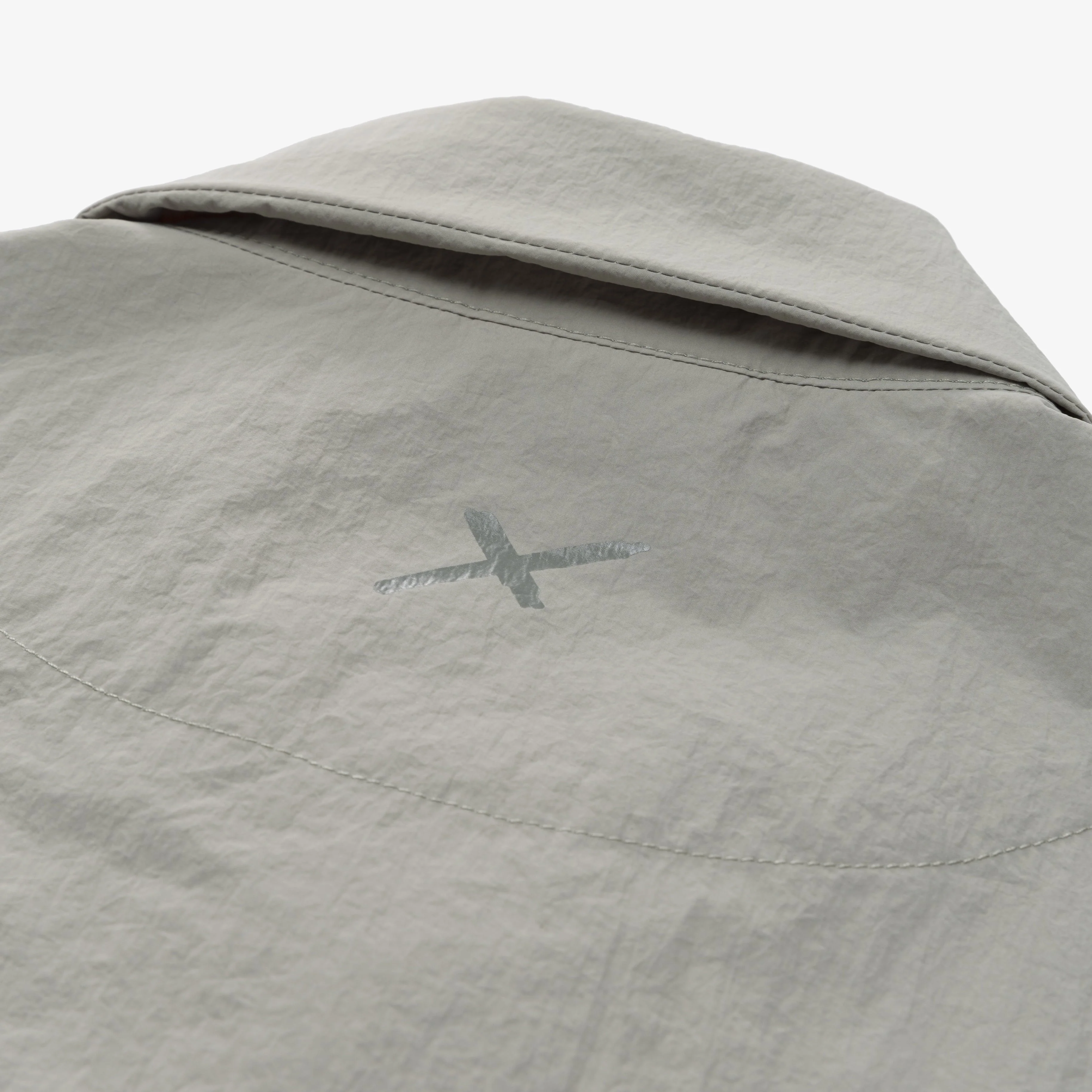 Foundations SS'24 Nylon Shirt - Stonewash Green - Image 8