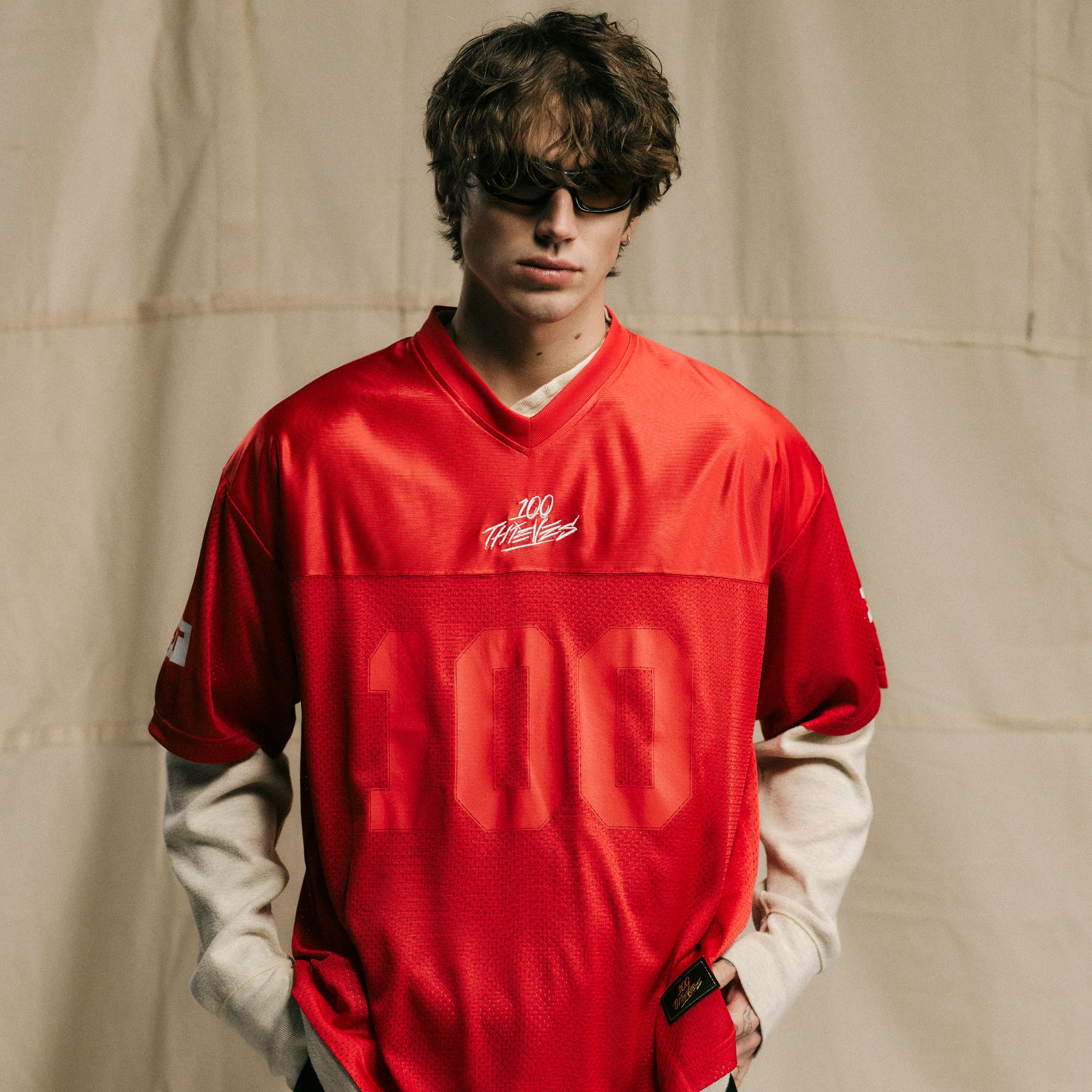 Football Jersey - Red - Image 2