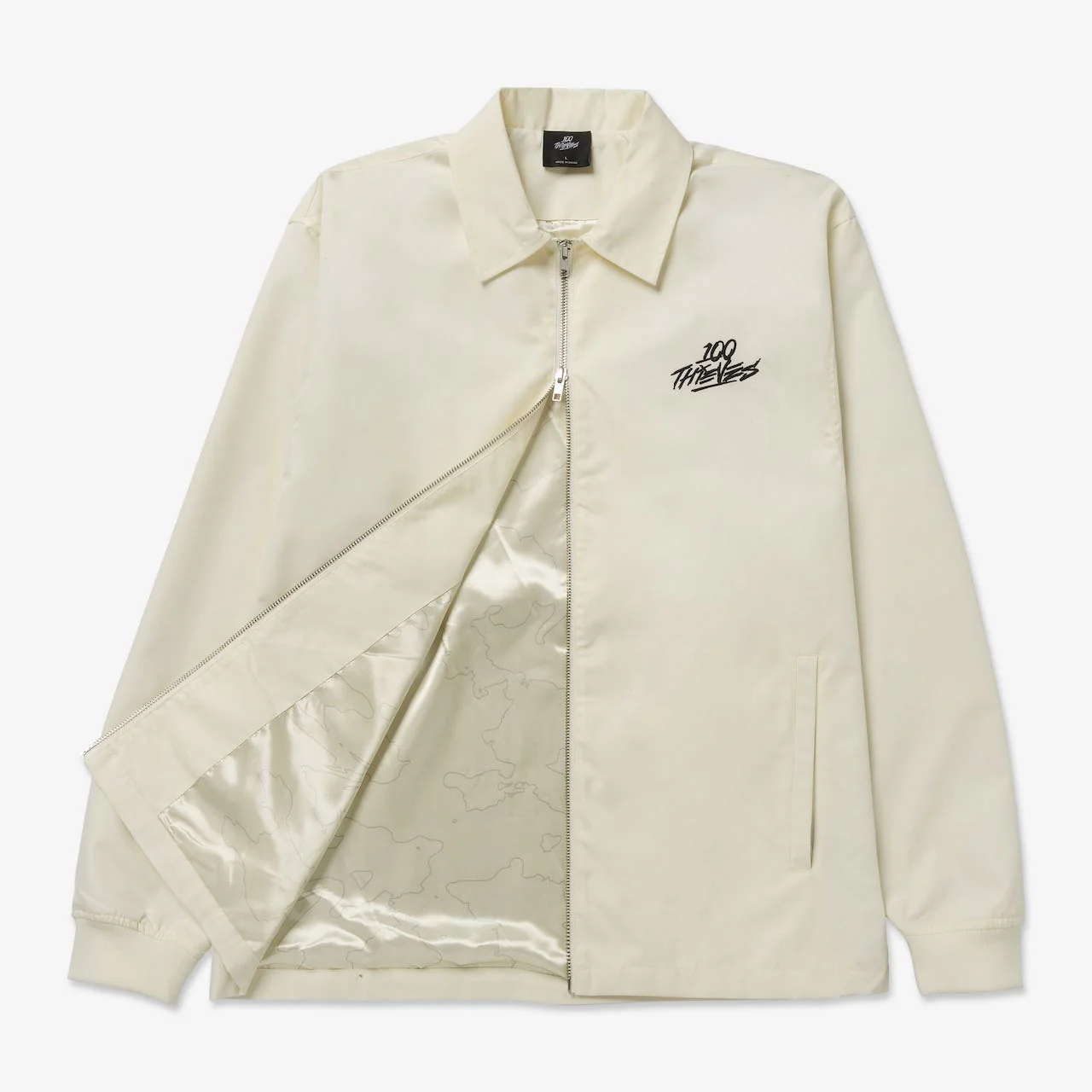 Foundations FW'23 Zip Jacket - Cream - Image 3