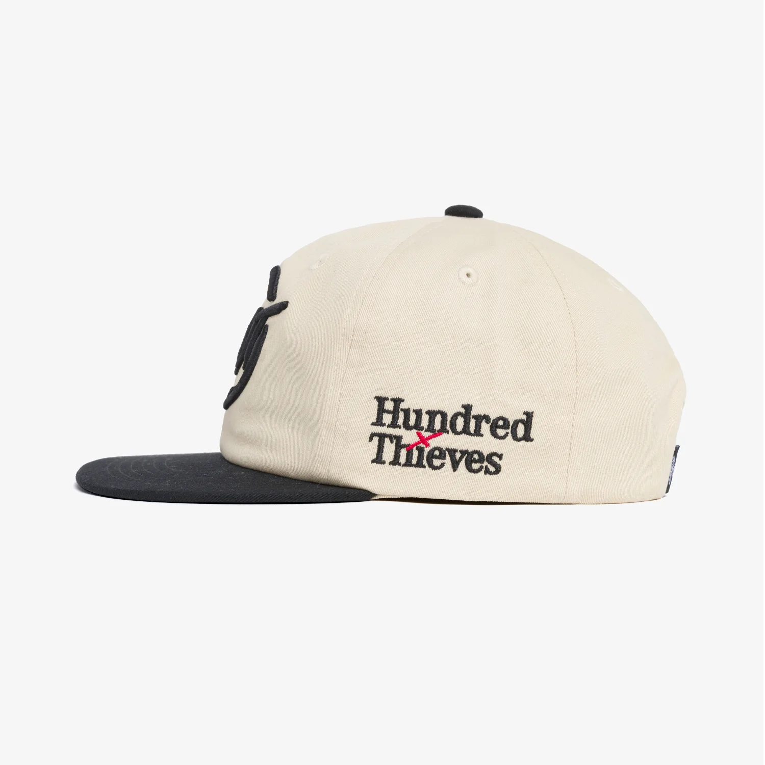 Foundations FW'24 2-Tone Snapback - Cream/Black - Image 3