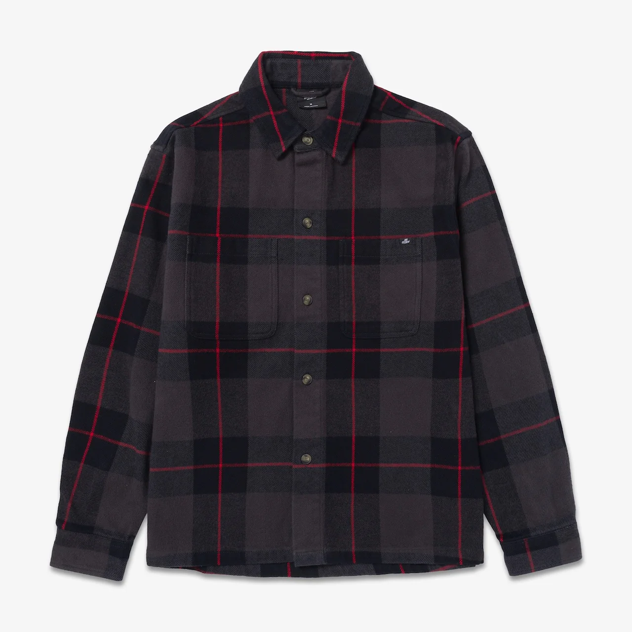 Foundations FW'24 Flannel Overshirt - Black