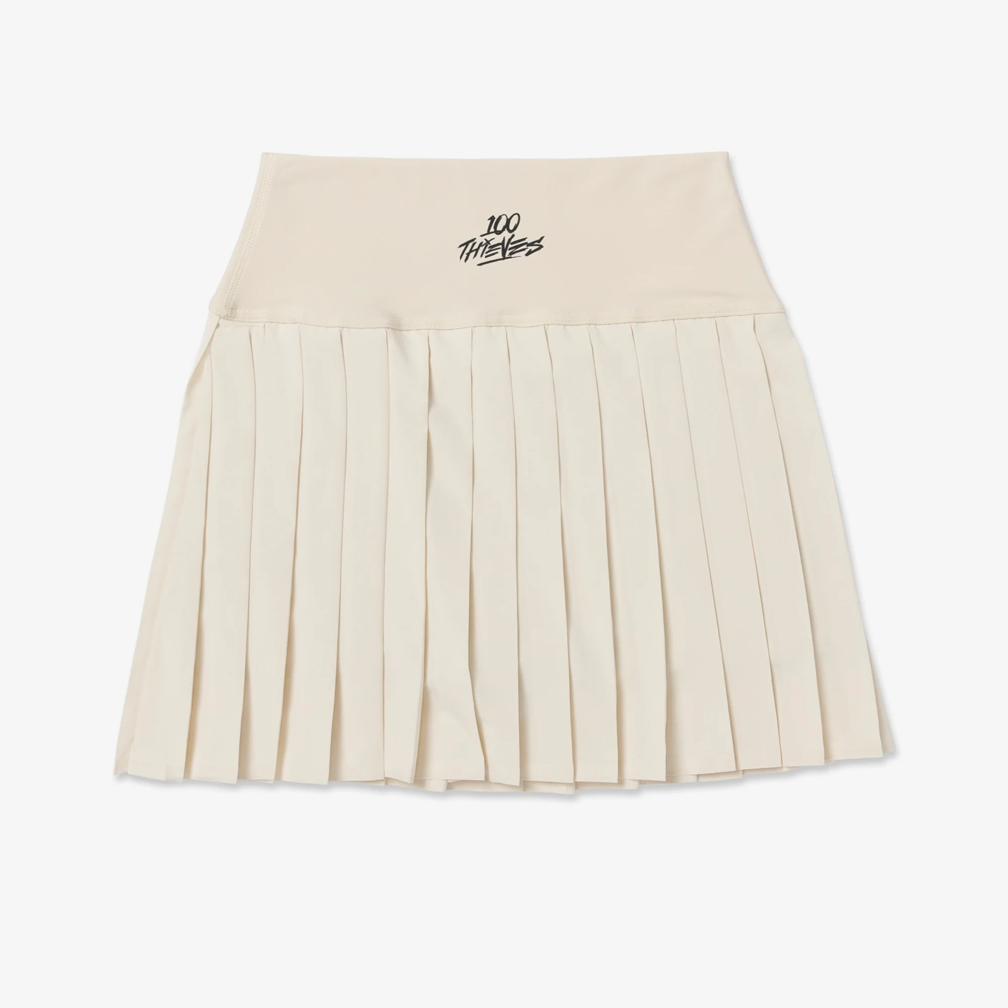 Foundations FW'24 Women's Tennis Skirt - Cream - Image 3