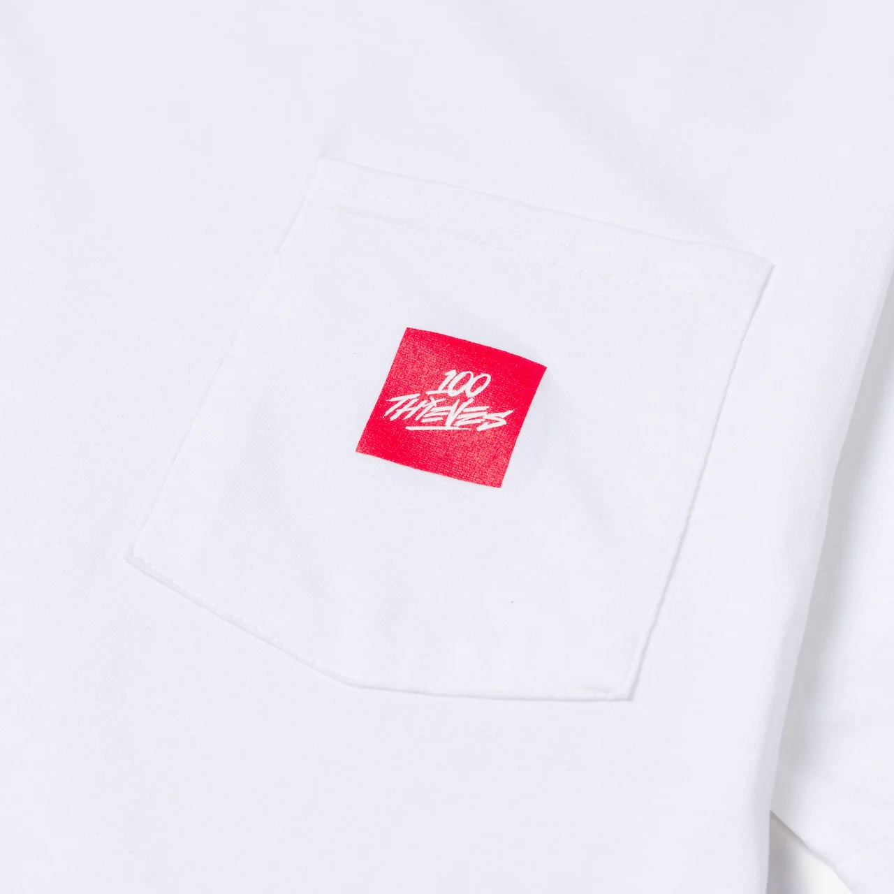 Foundations Squared Pocket T-Shirt - White - Image 2