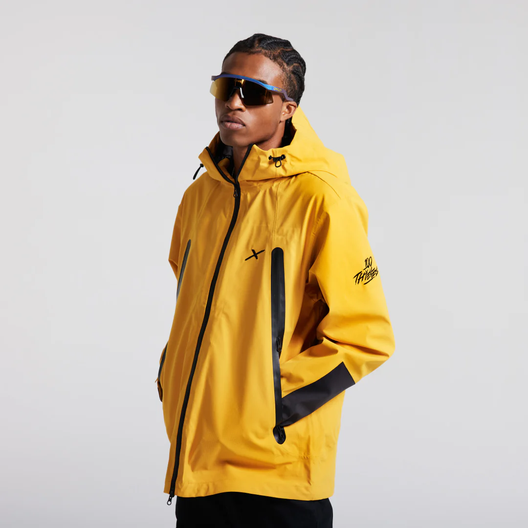 Foundations SS'24 3L Shell Jacket - Gold - Image 2