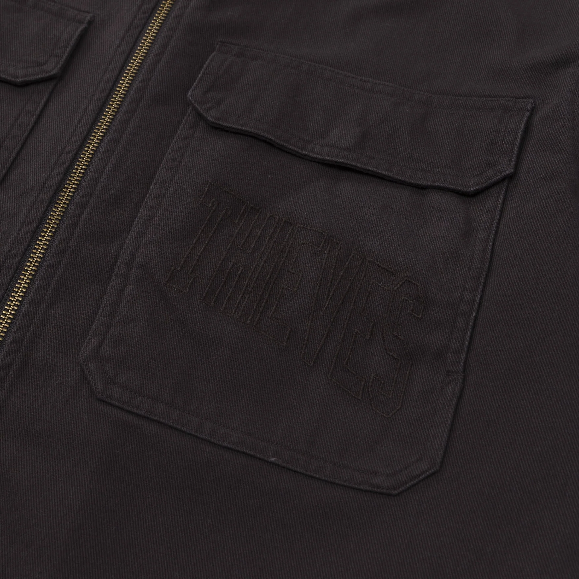 Foundations SS'24 Cotton Twill Jacket - Graphite - Image 5
