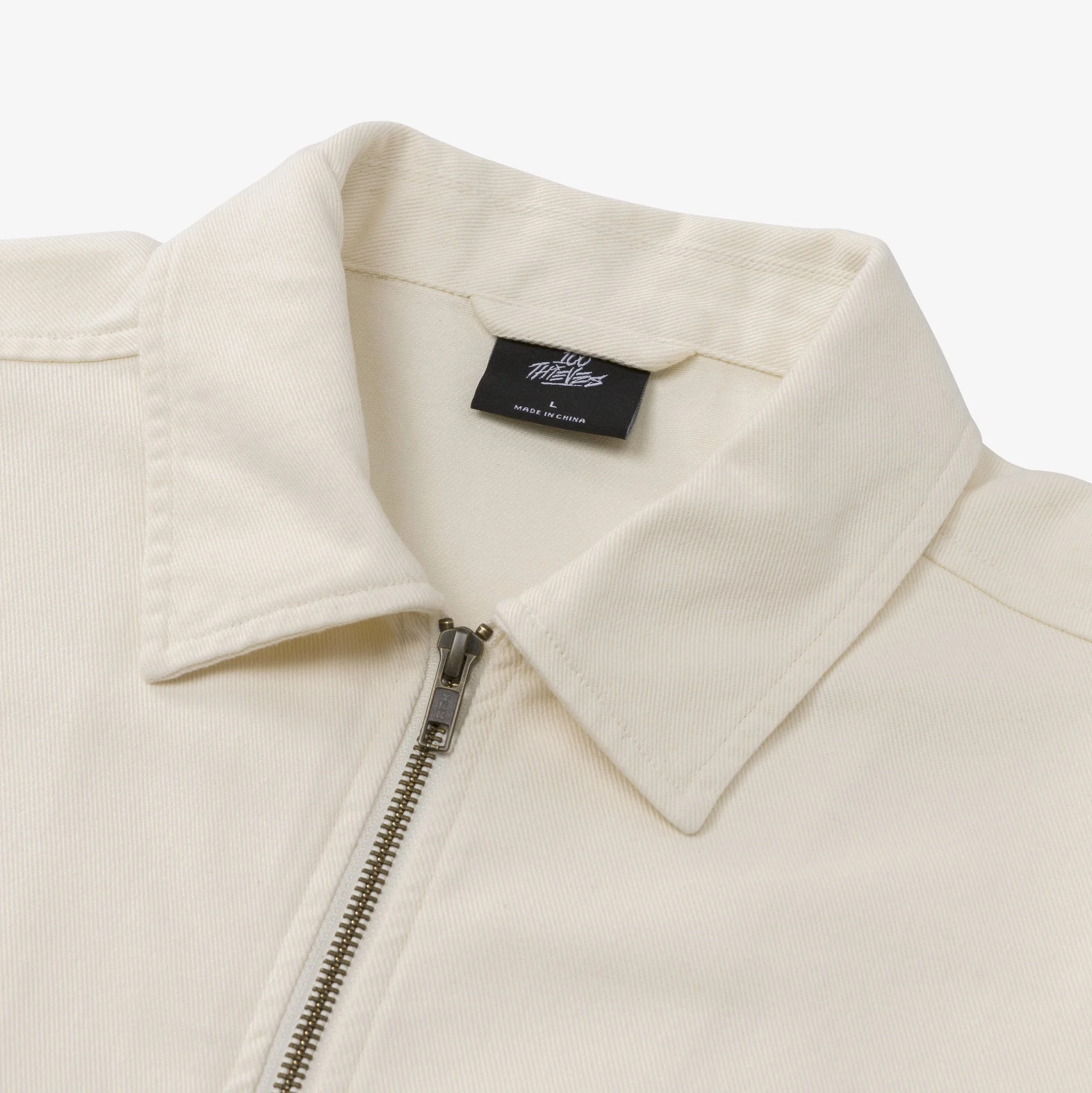 Foundations SS'24 Cotton Twill Jacket - Cream - Image 4