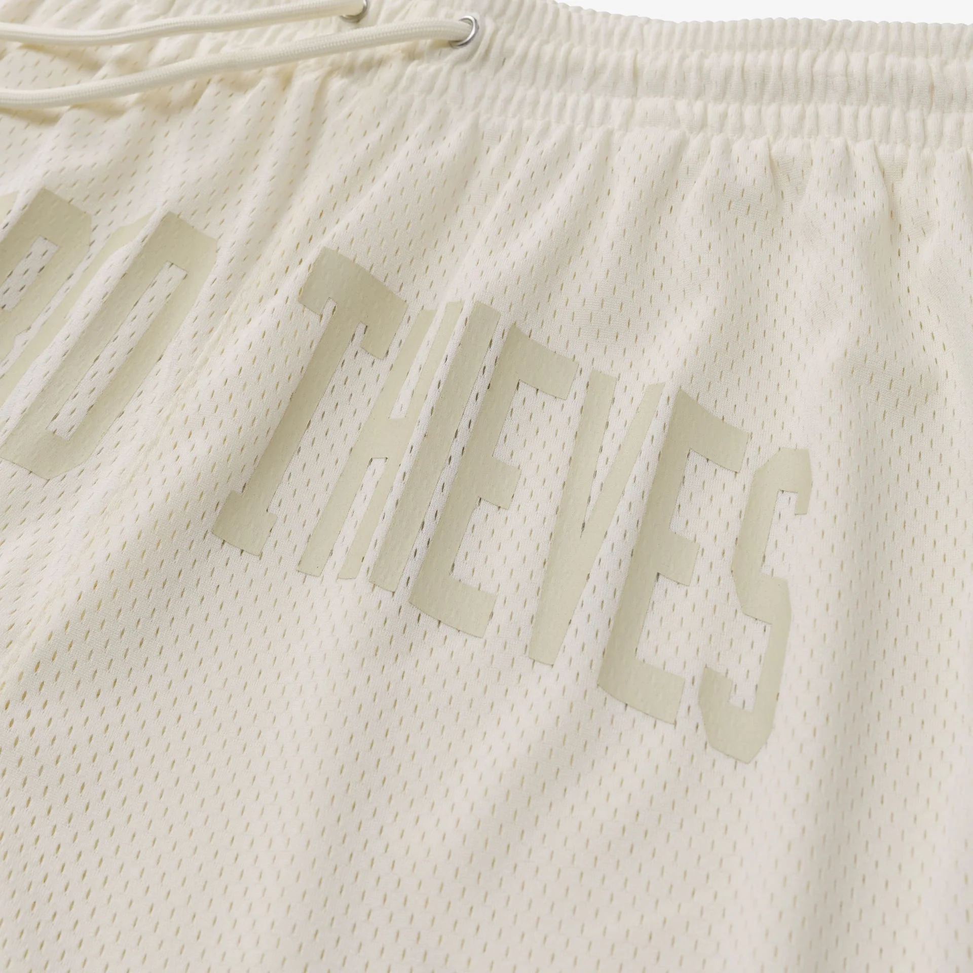 Foundations SS'24 Mesh Short - Cream - Image 4