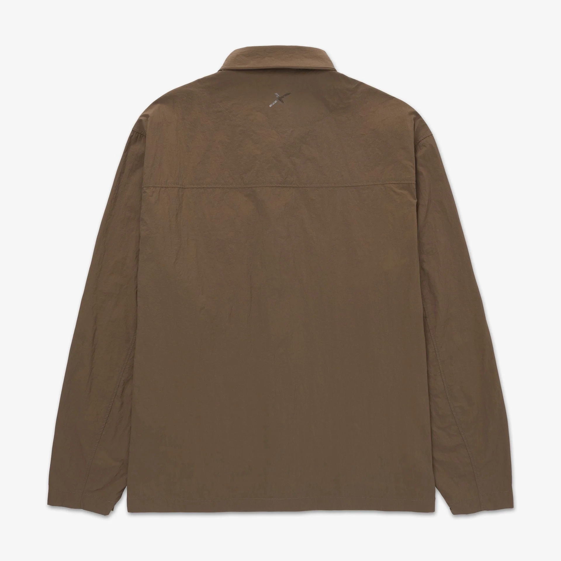 Foundations SS'24 Nylon Shirt - Brown - Image 7