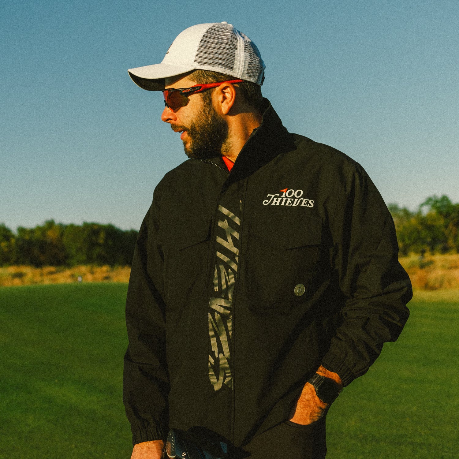 Golf'24 Ace Windbreaker - Black - Image 2
