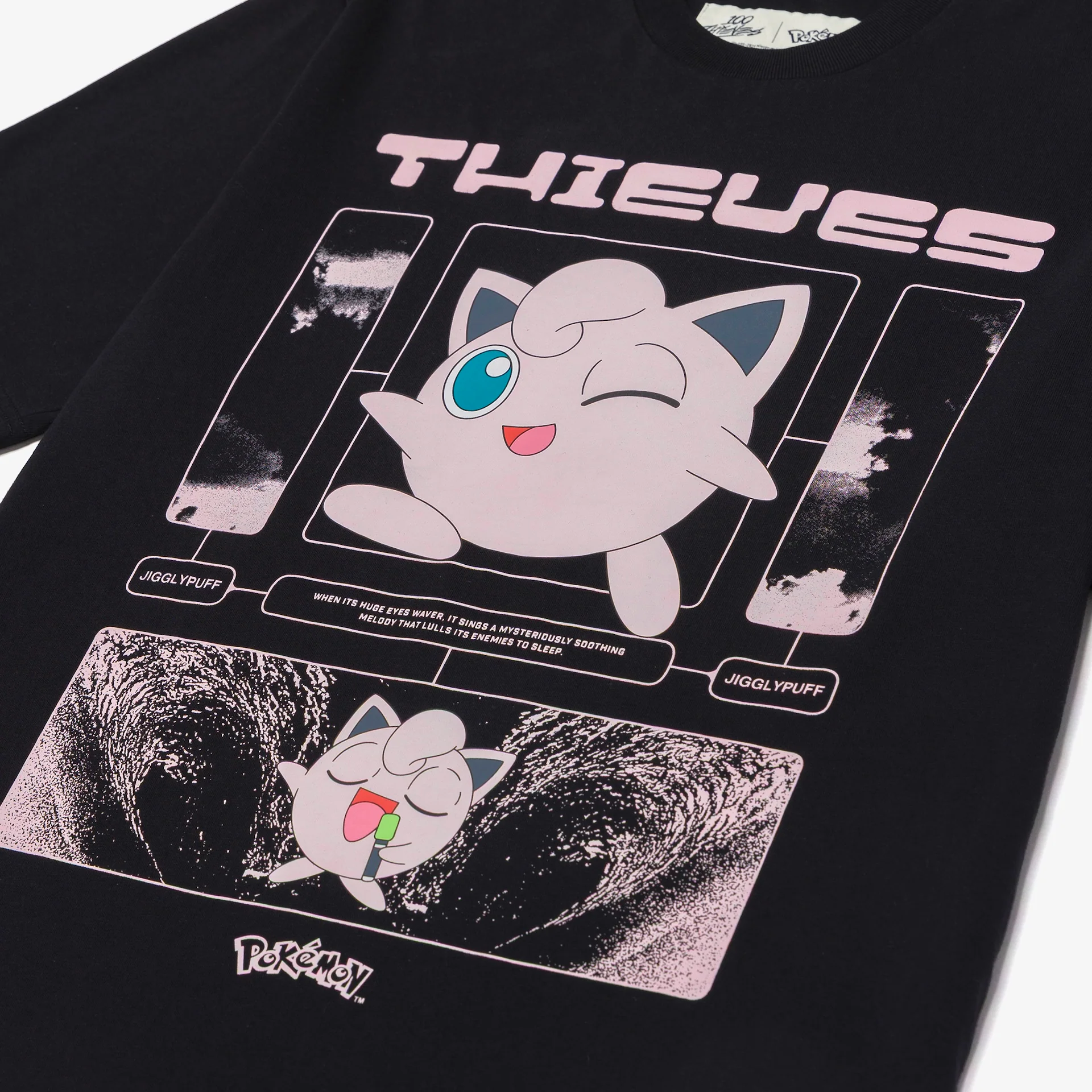 Jigglypuff T-Shirt - Black - Image 3