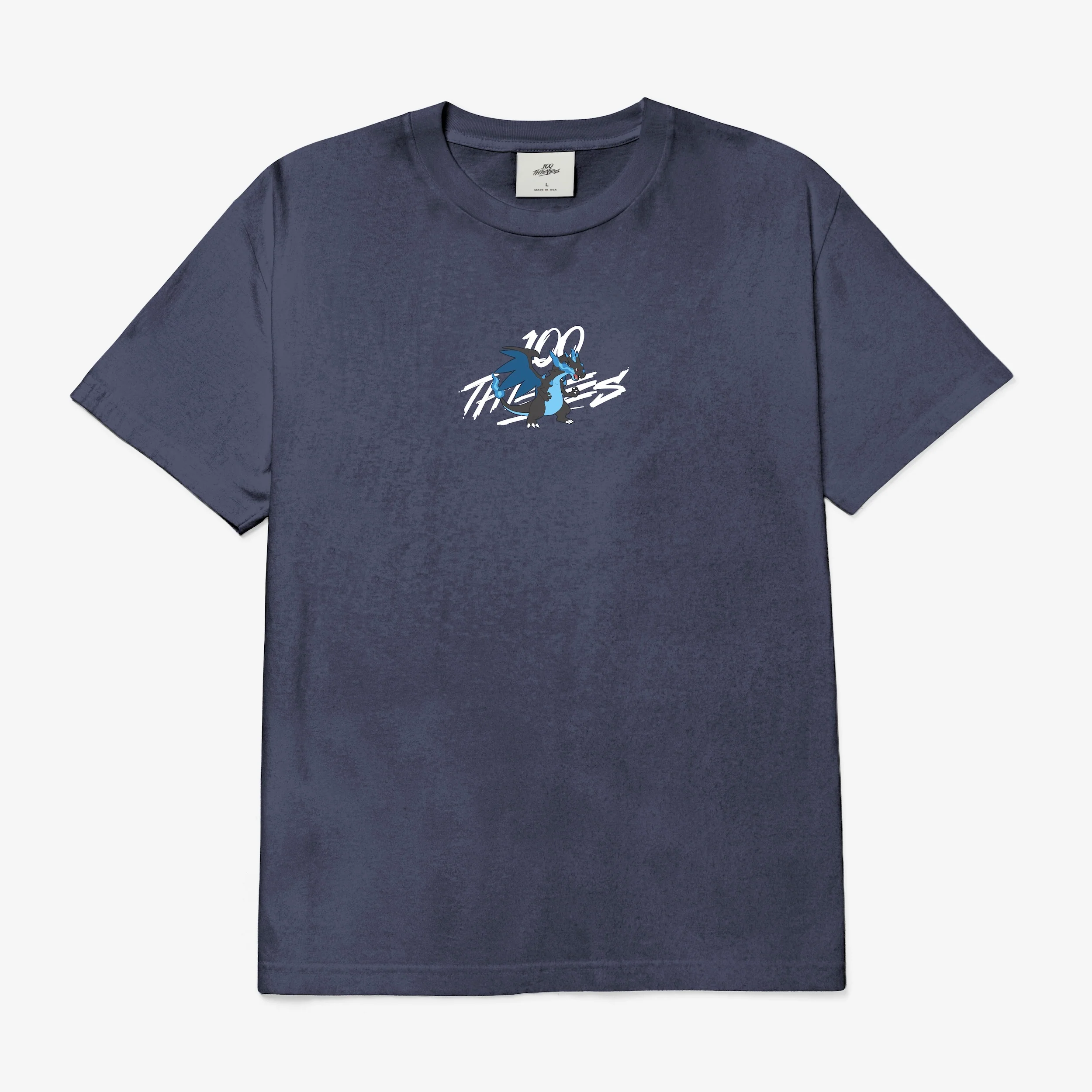 Mega Charizard X T-Shirt - Navy