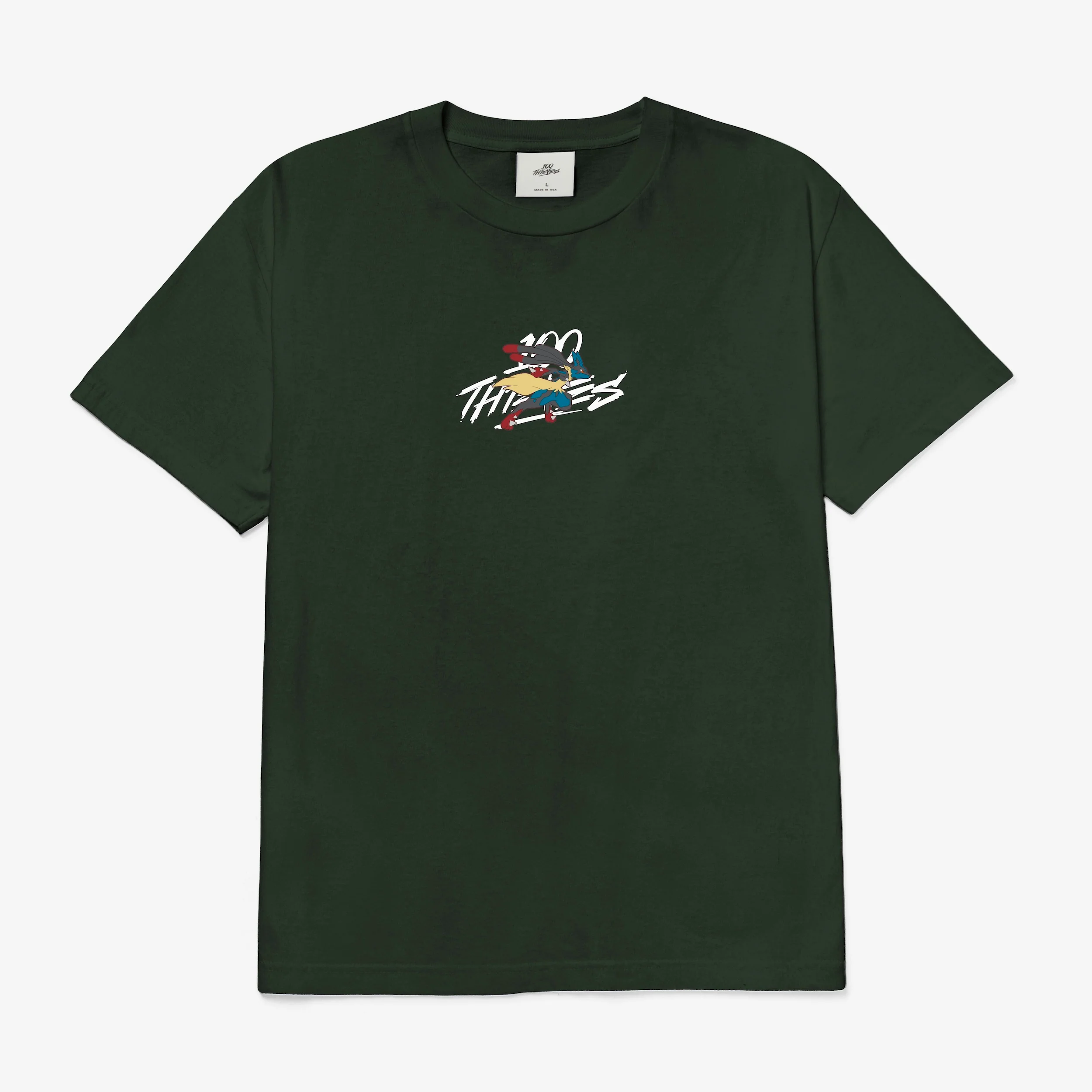 Mega Lucario T-Shirt - Forest Green