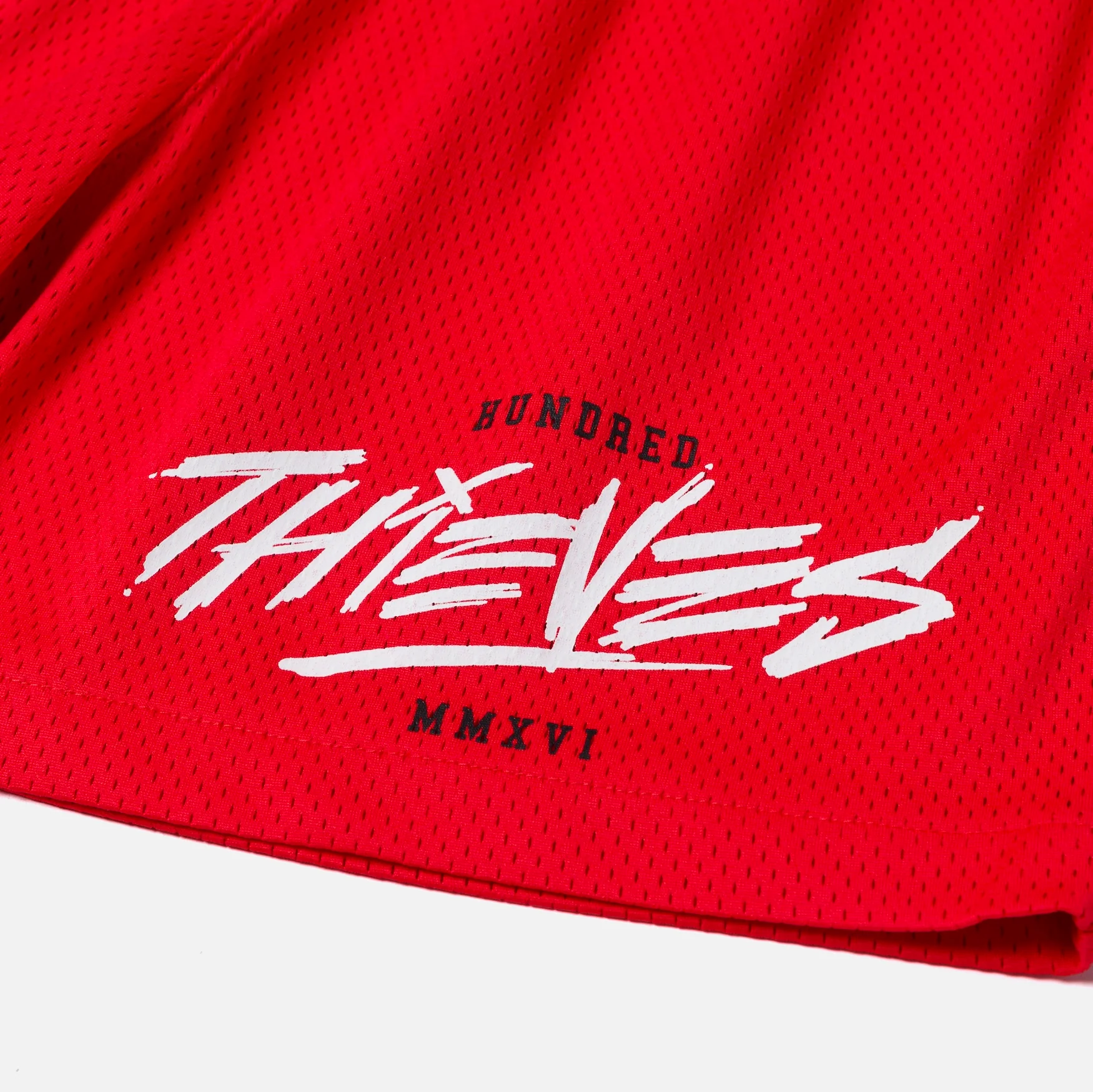Mesh Short - Red - Image 4