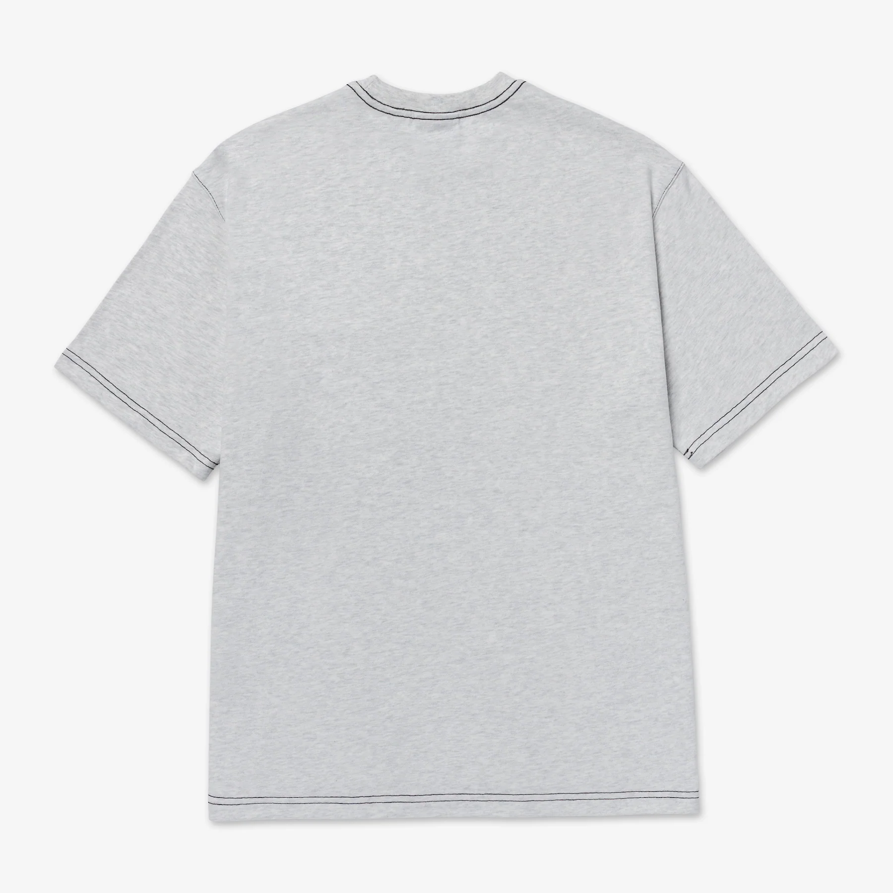 Oversized Pocket T-Shirt - Ash Heather - Image 4