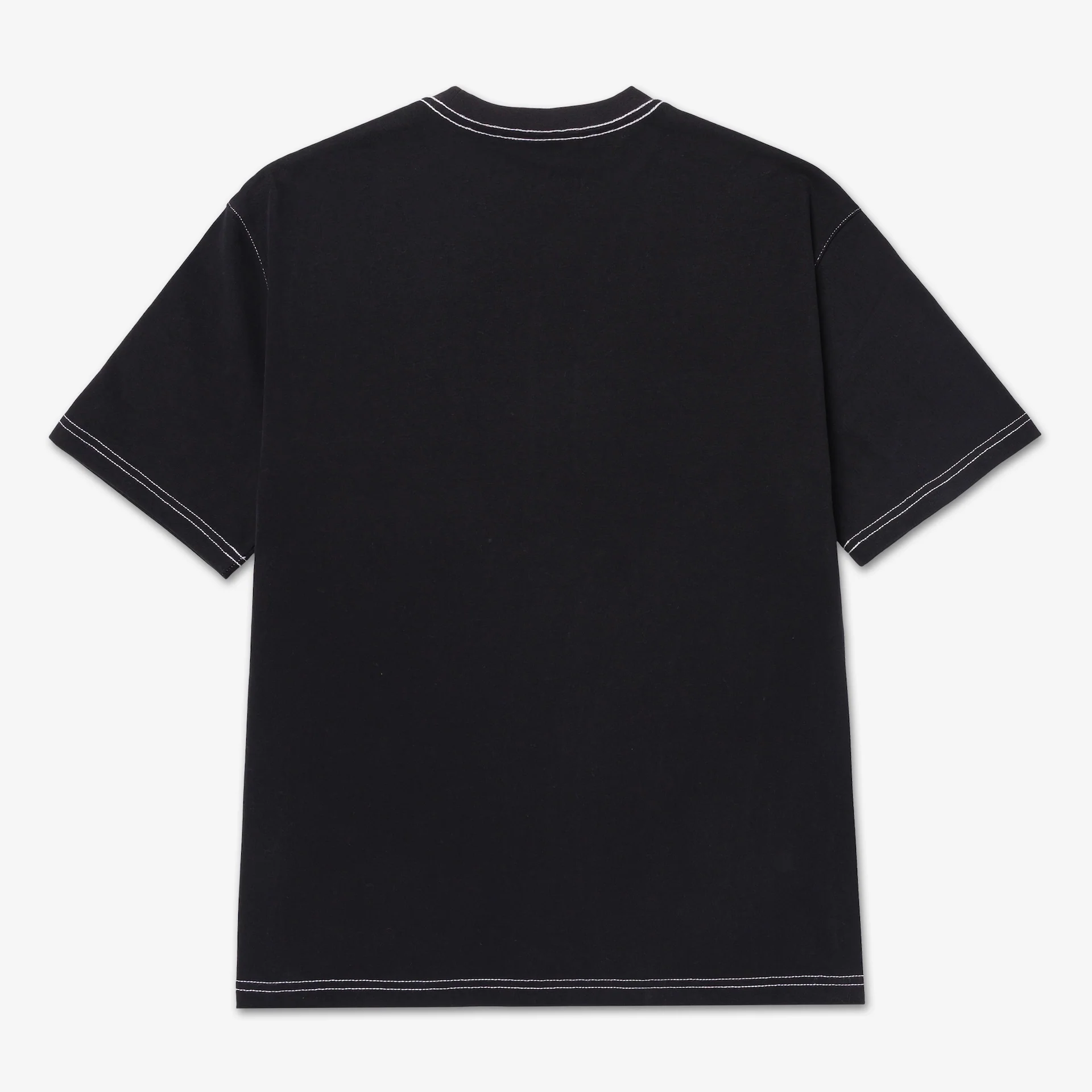 Oversized Pocket T-Shirt - Black - Image 4