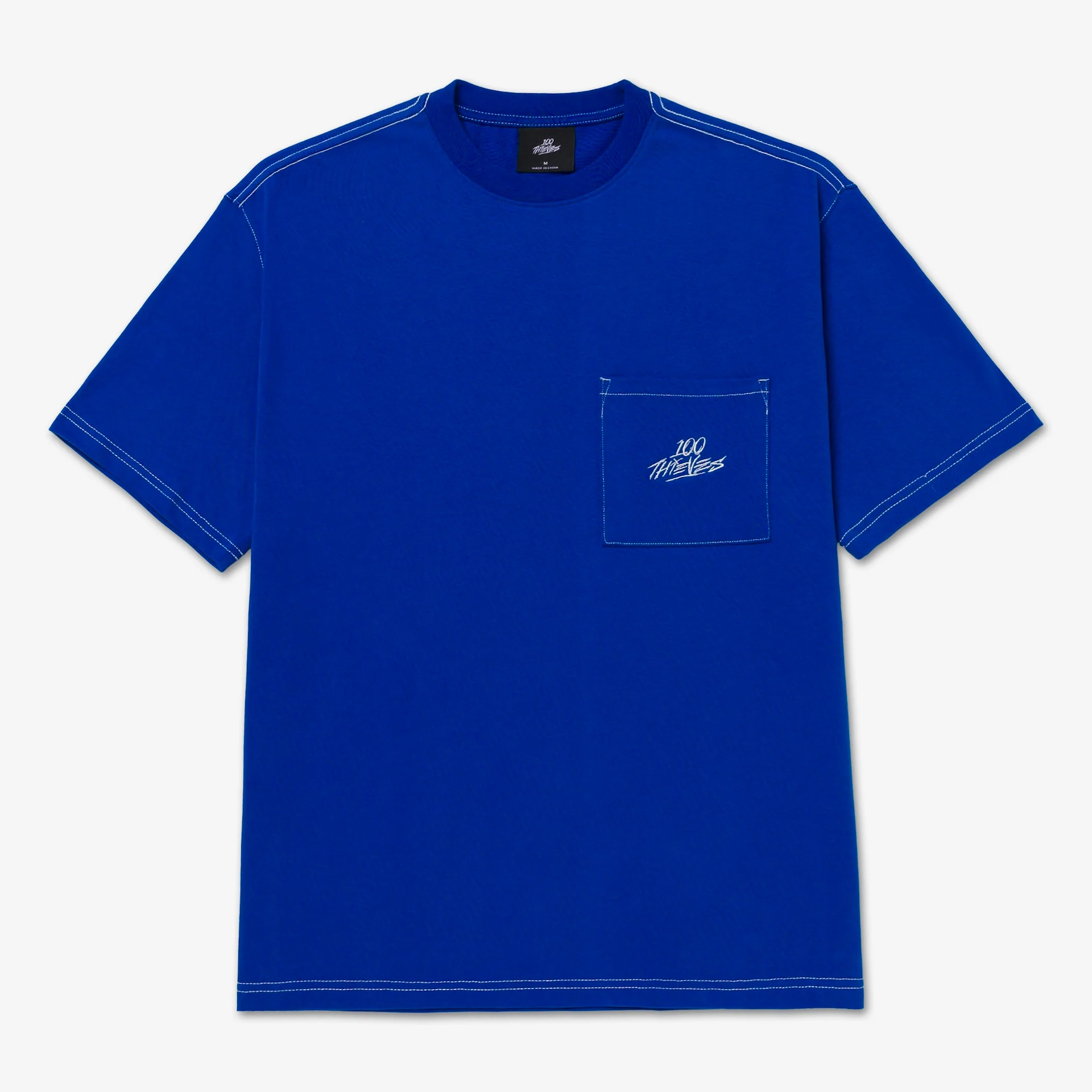 Oversized Pocket T-Shirt - Royal