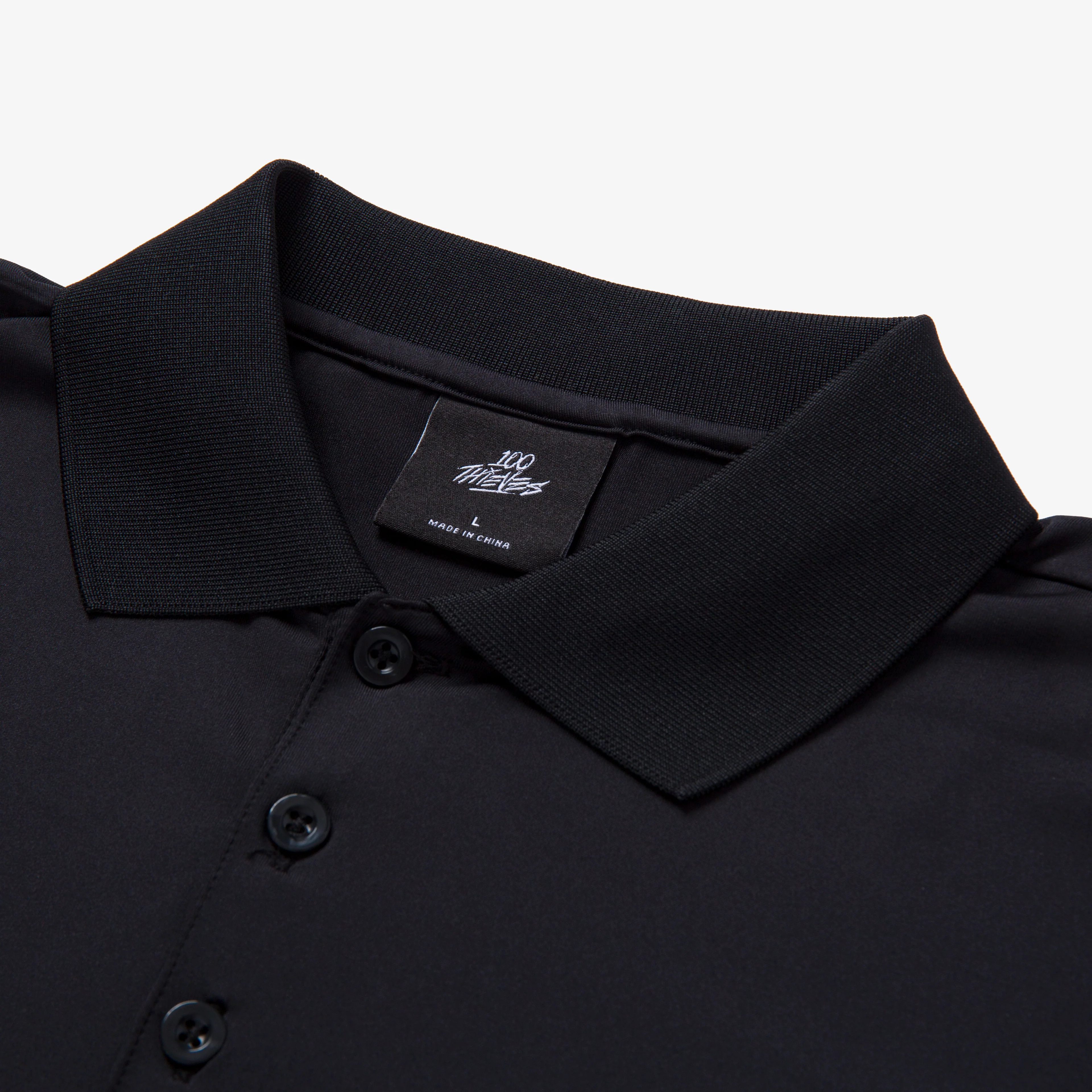 Par Short Sleeve Polo - Black/White - Image 7