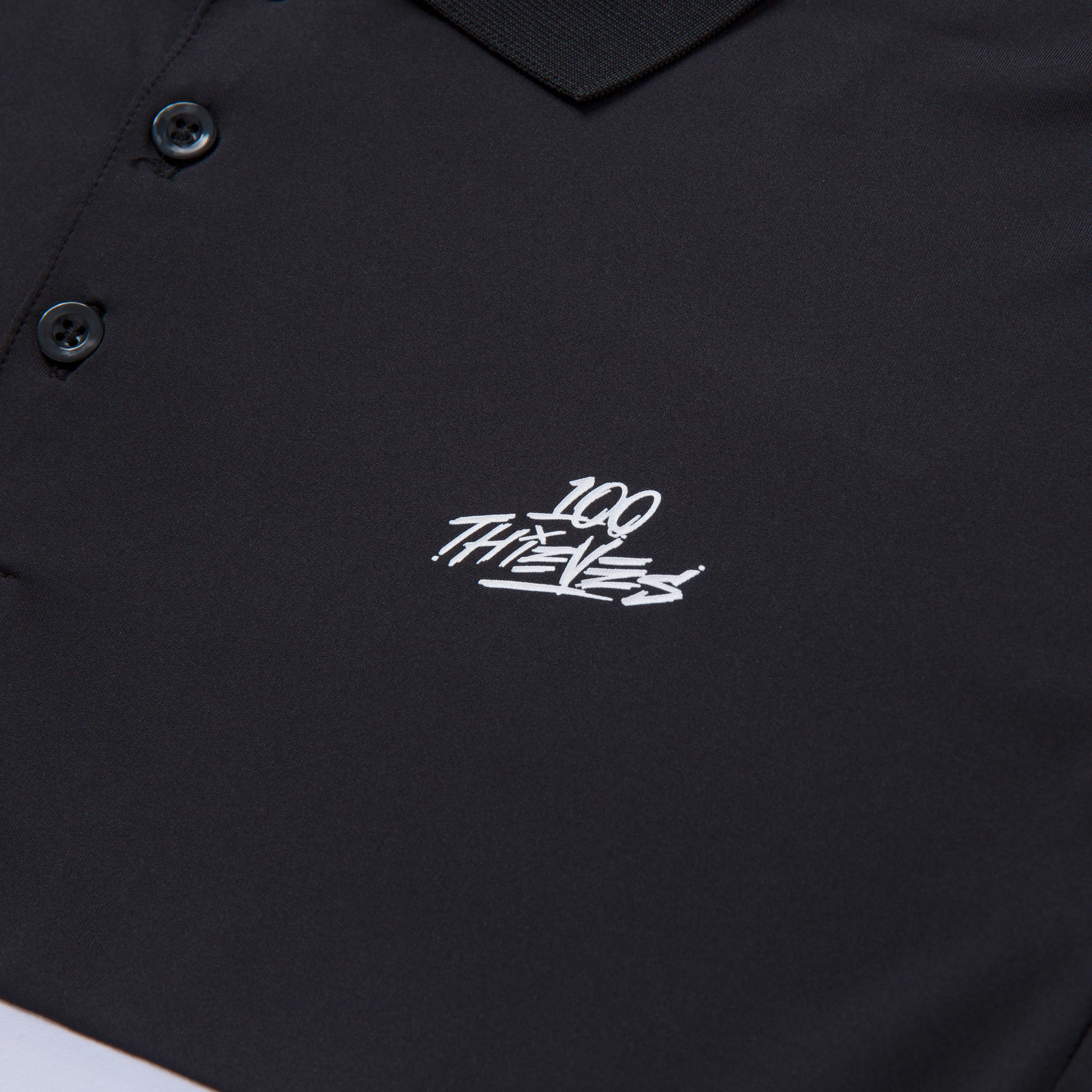Par Short Sleeve Polo - Black/White - Image 8