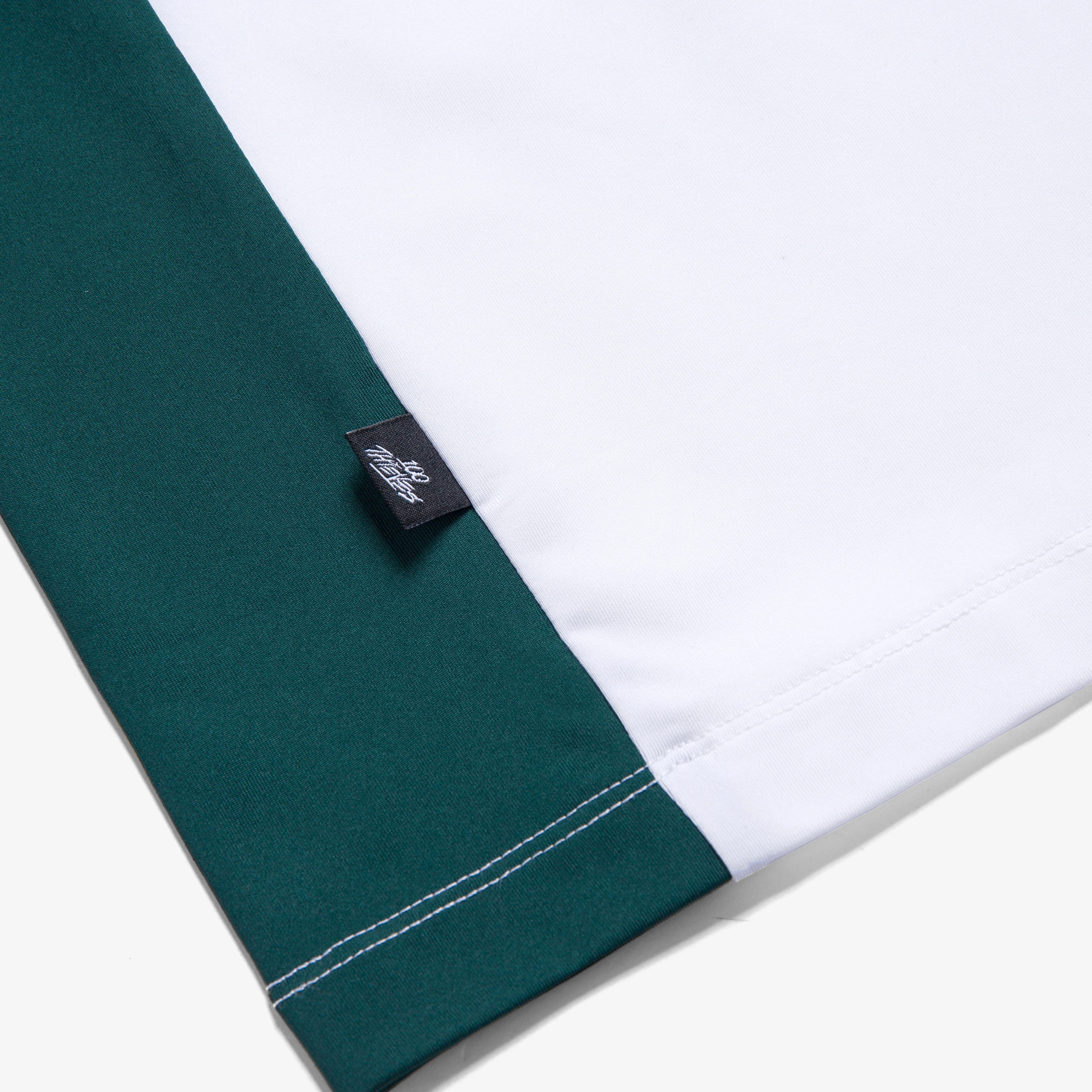 Par Short Sleeve Polo - Forest/White - Image 8