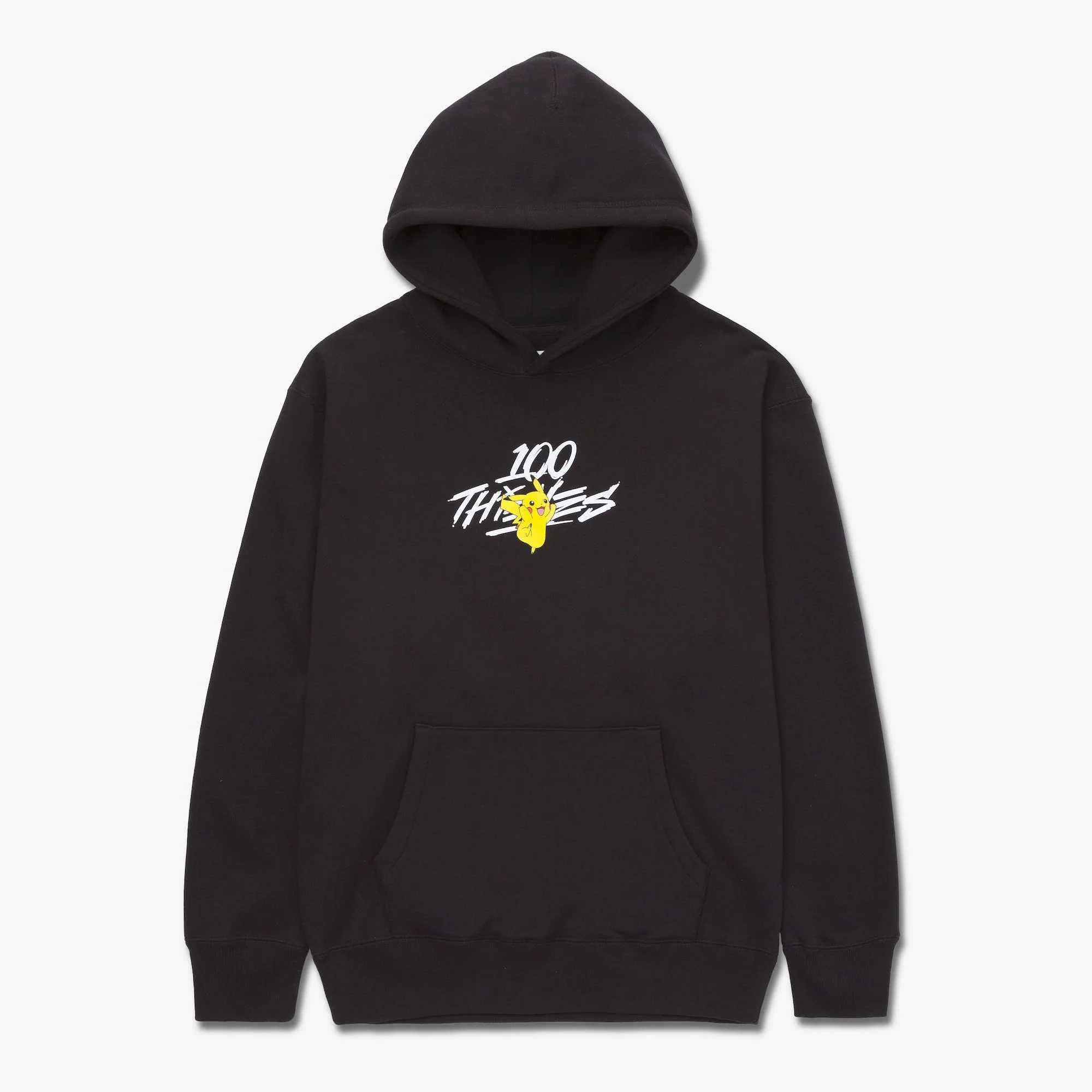 Pikachu Core Hoodie - Washed Black