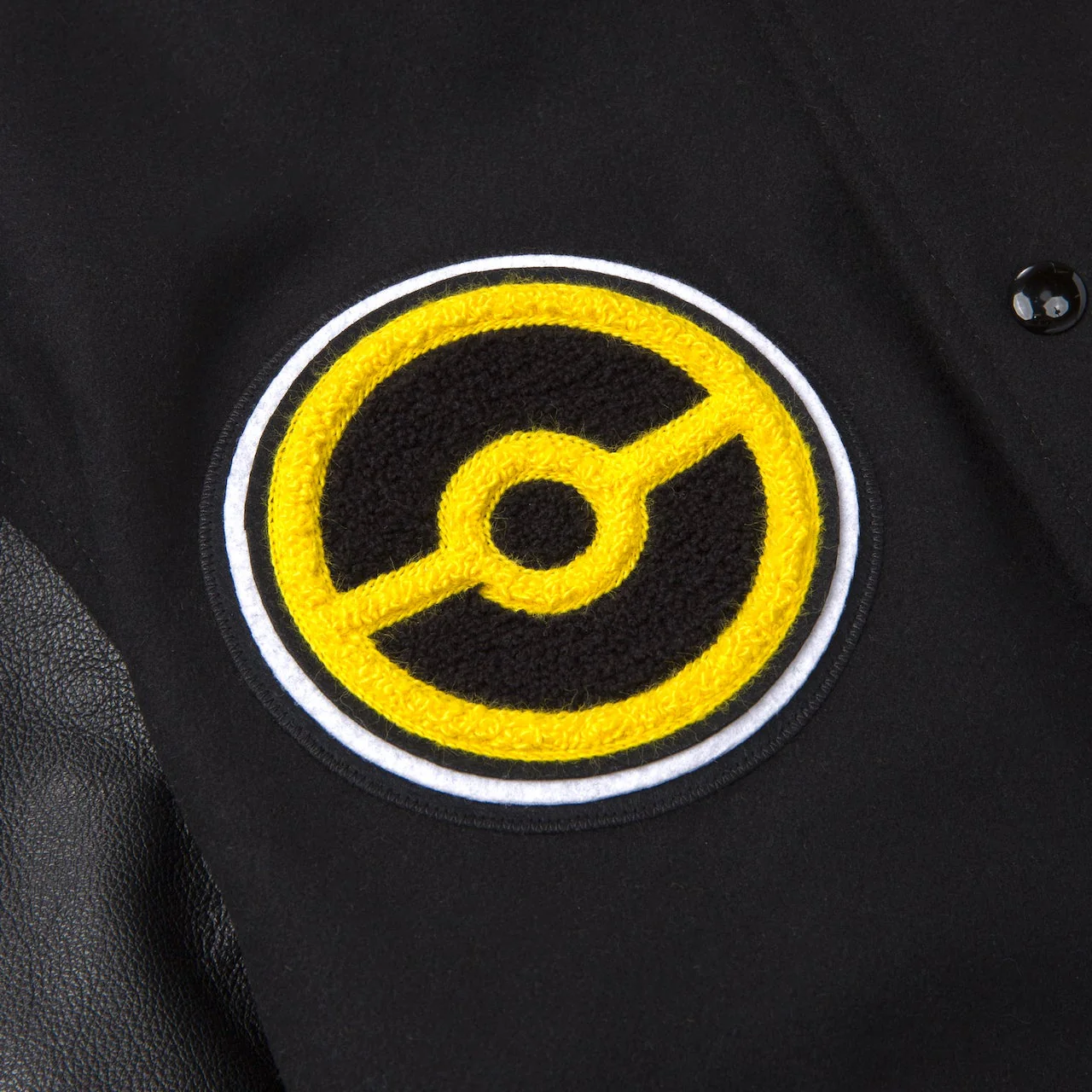 Pikachu Golden Bear Varsity Jacket - Black - Image 4