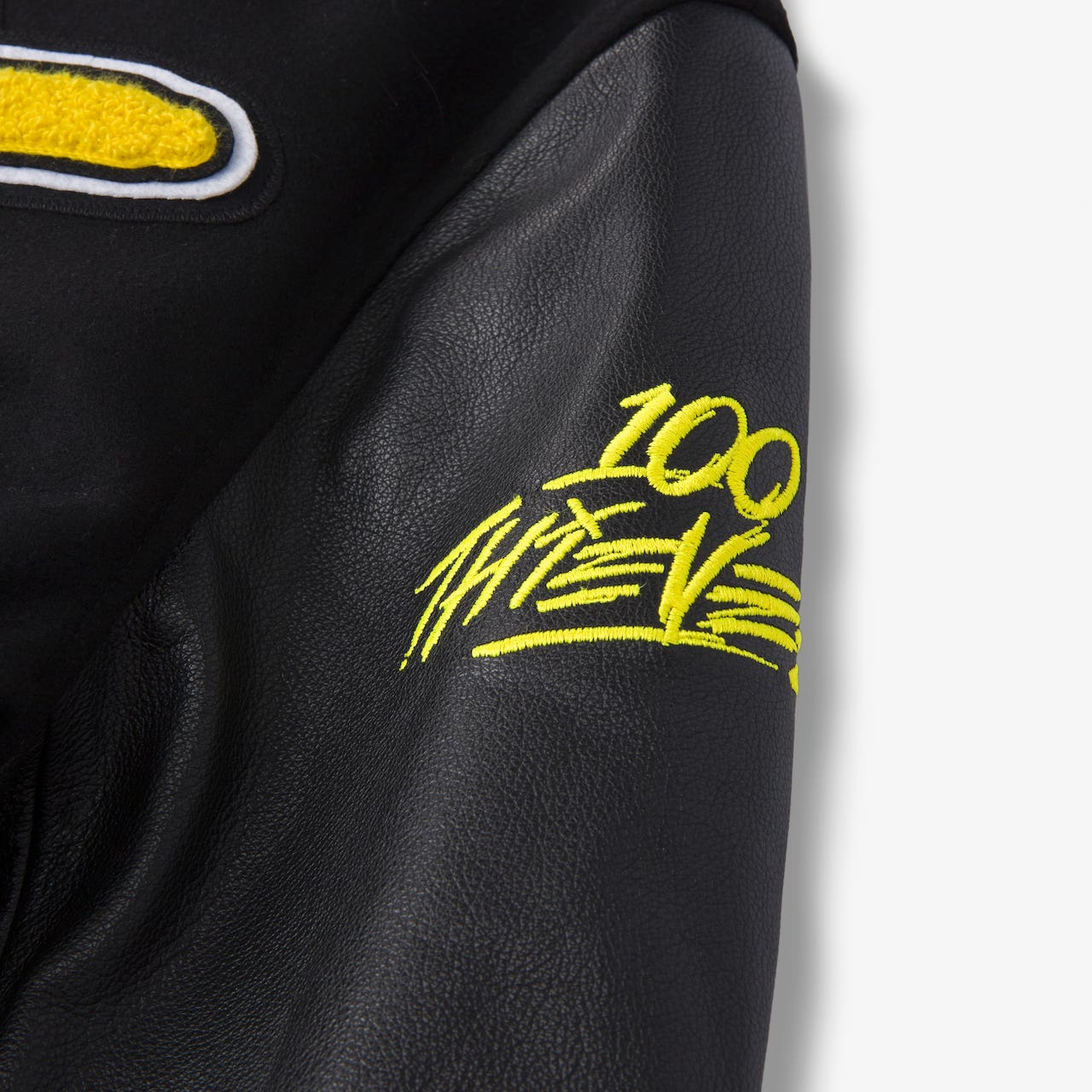 Pikachu Golden Bear Varsity Jacket - Black - Image 7