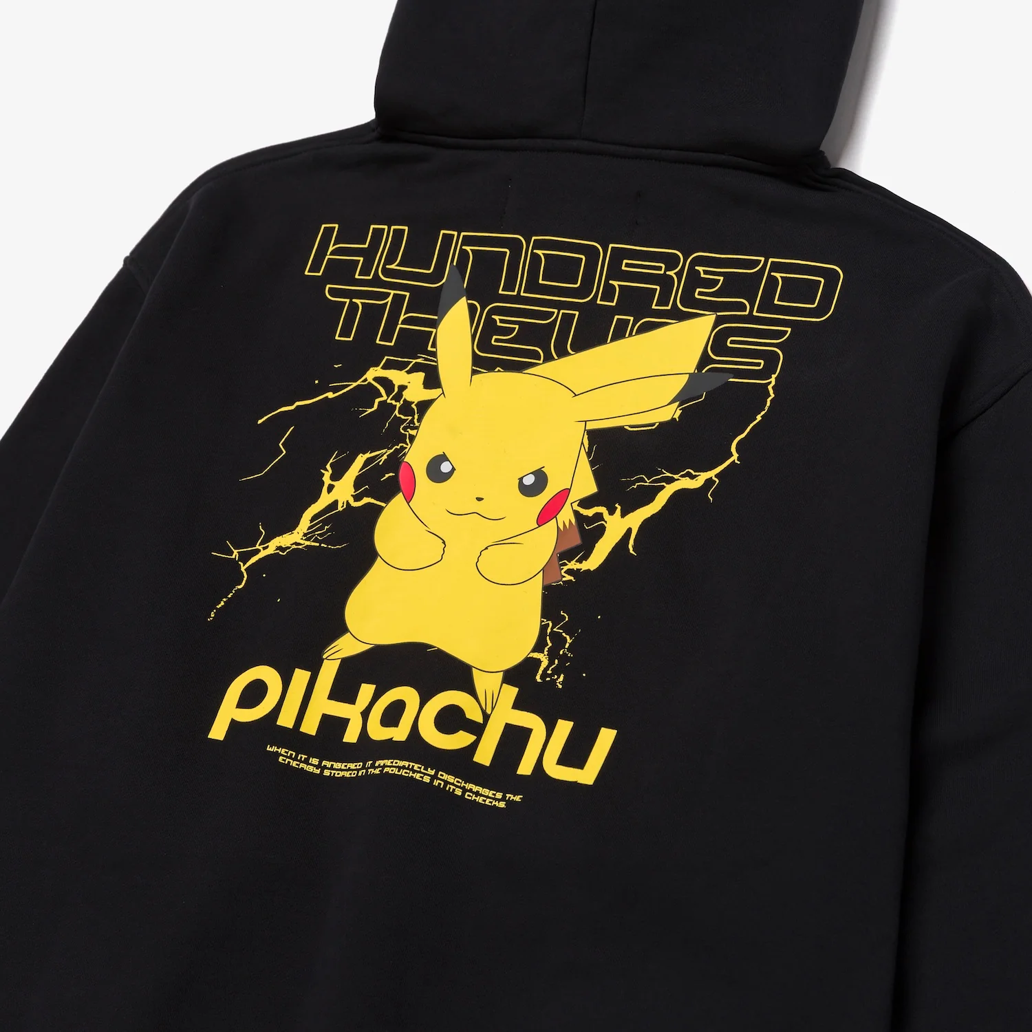 Pikachu Electric Hoodie - Black - Image 5
