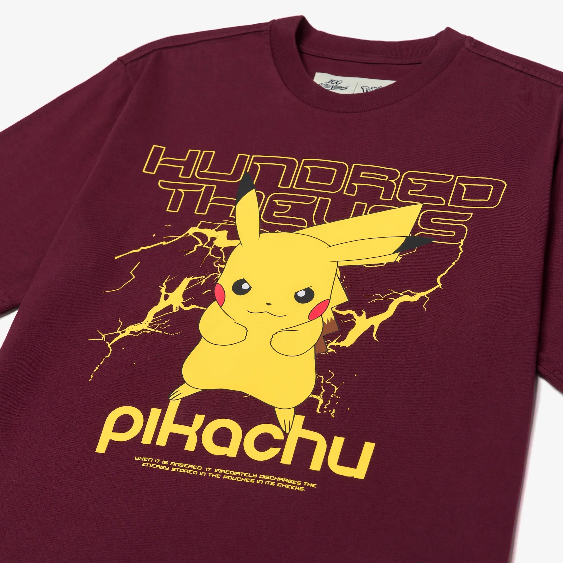 Pikachu T-Shirt - Mahogany - Image 3