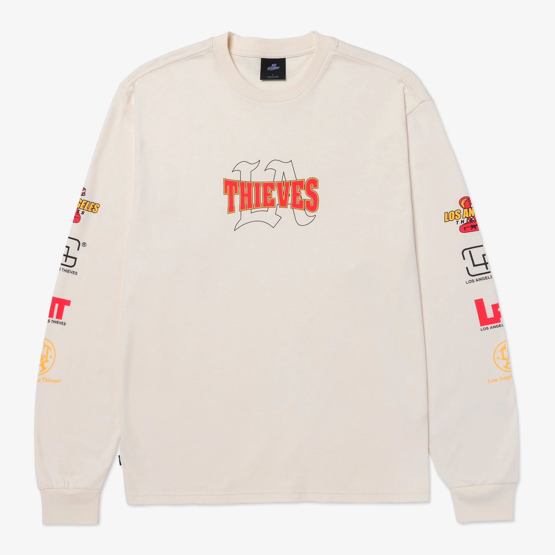 Strapped LS T-Shirt - Cream
