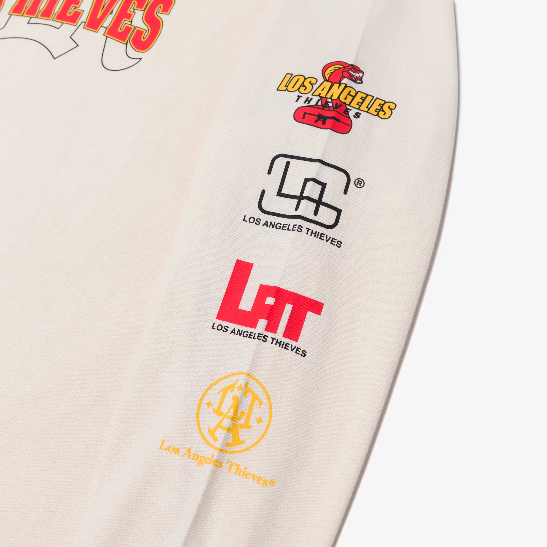Strapped LS T-Shirt - Cream - Image 3