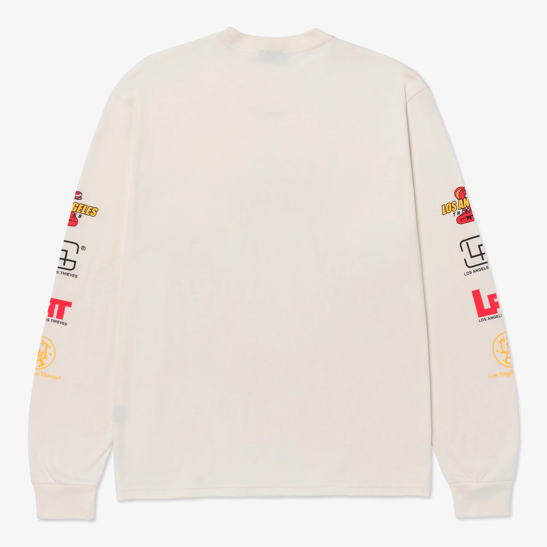 Strapped LS T-Shirt - Cream - Image 4
